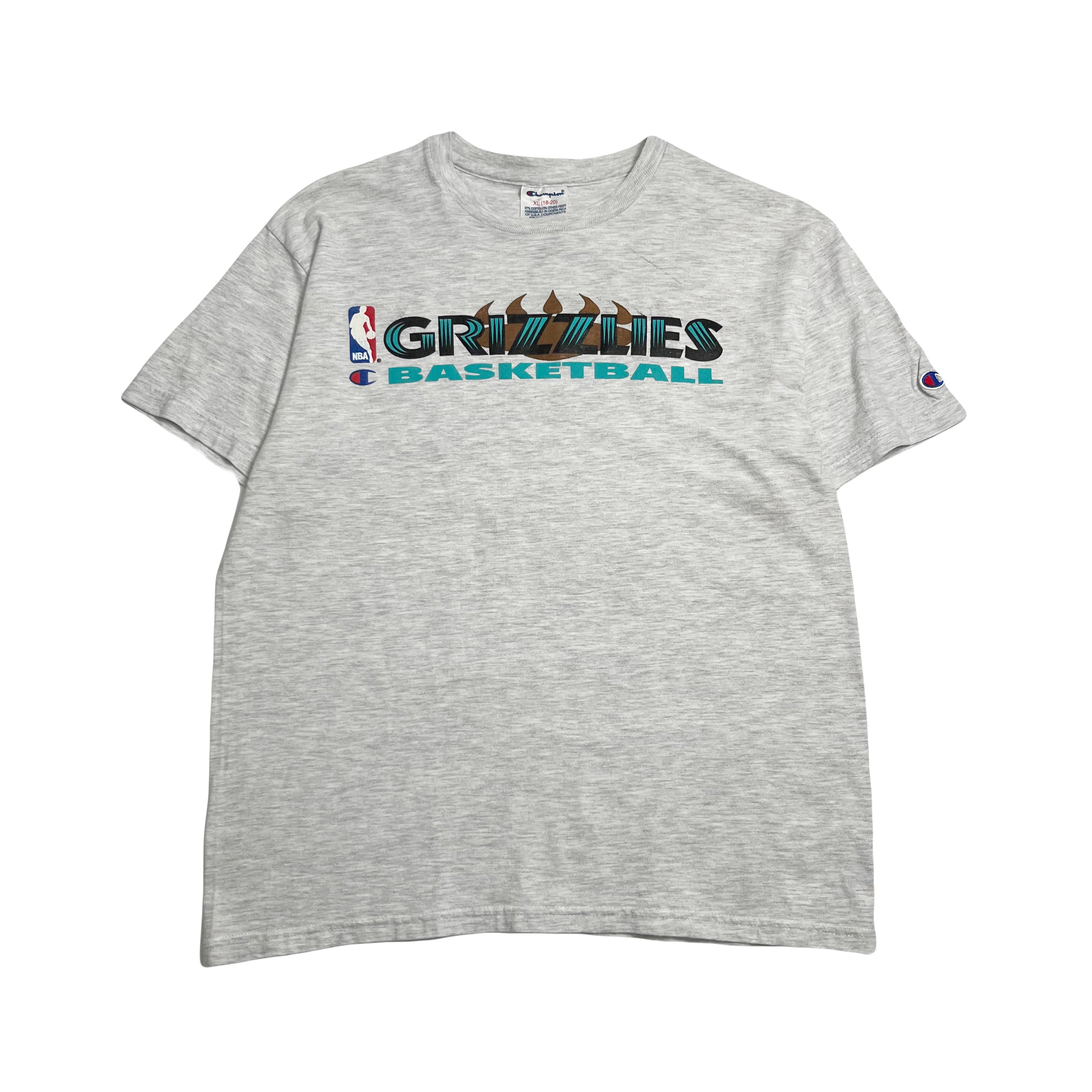 90s Champion Vancouver Grizzlies Tee Y-XL
