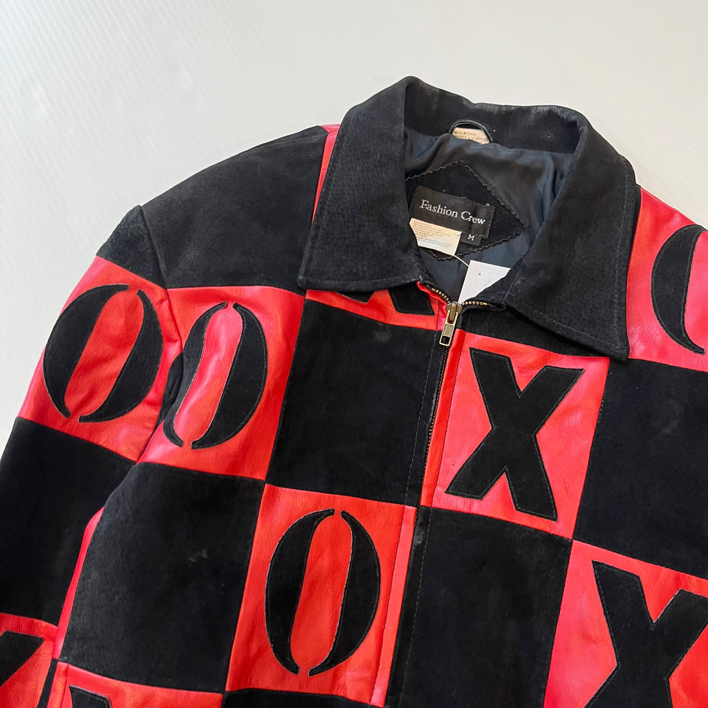 Vintage XOXO Leather Full Zip Jacket Women's M