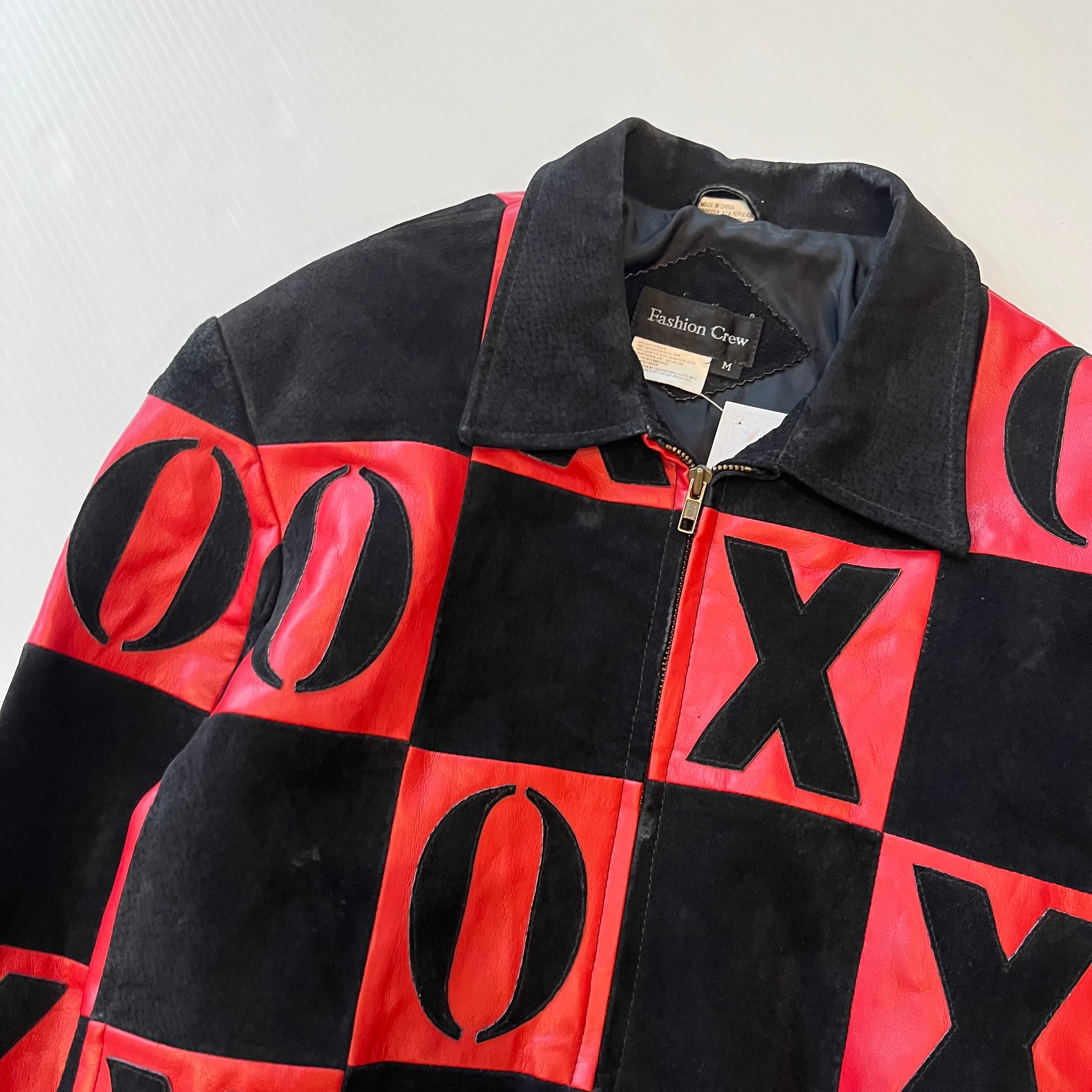 Vintage XOXO Leather Full Zip Jacket Women's M