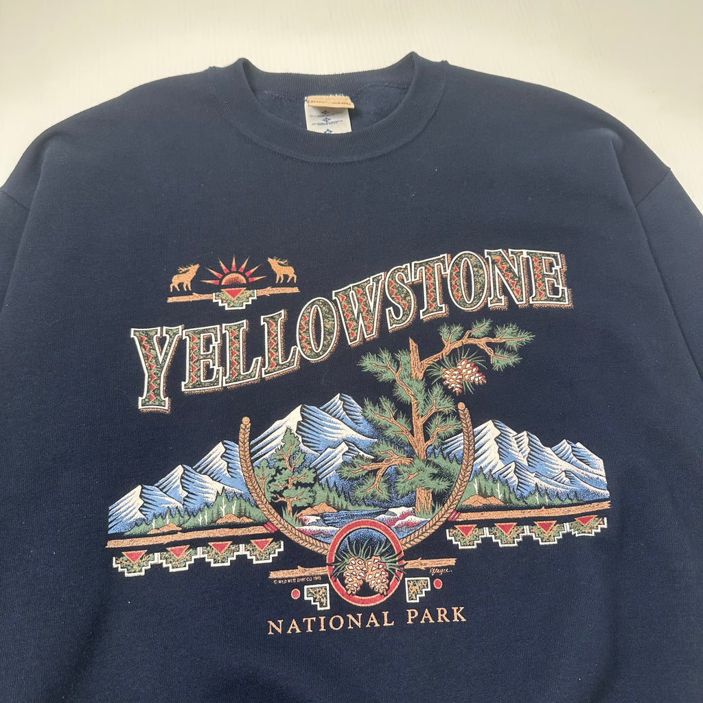 1995 Yellowstone National Park Graphic Crewneck XL