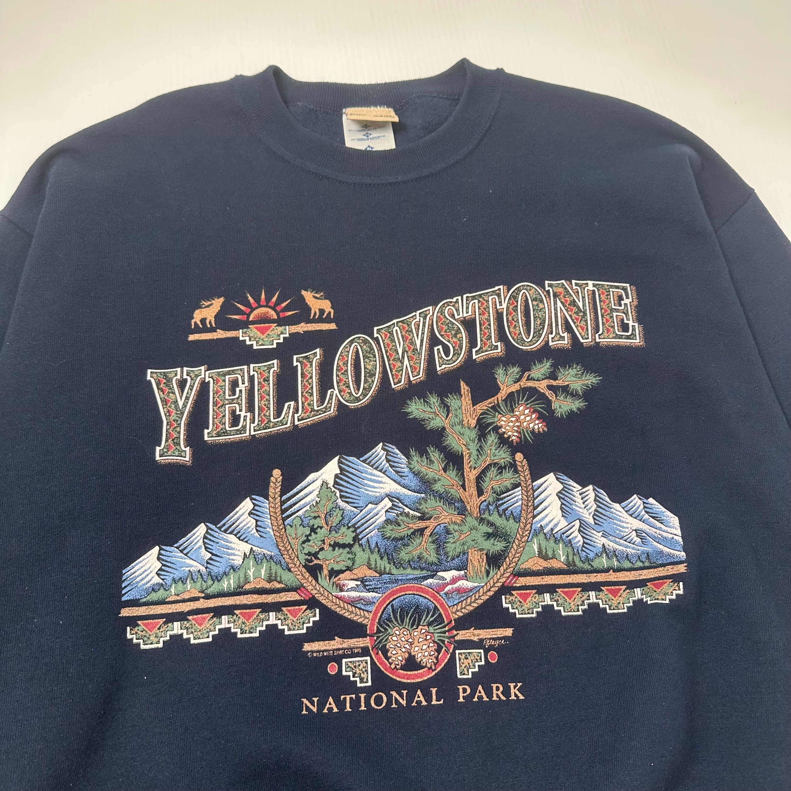 1995 Yellowstone National Park Graphic Crewneck XL