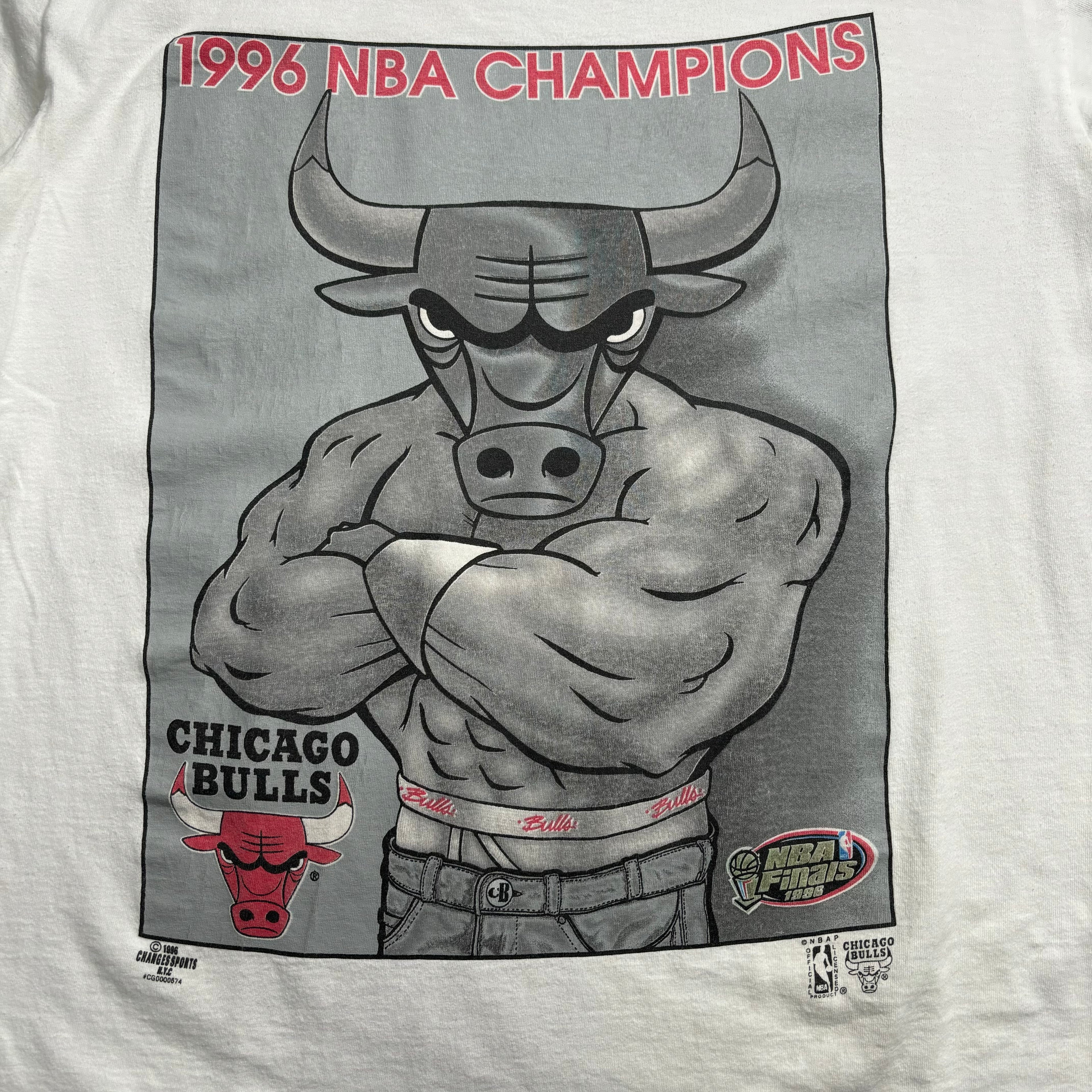 1996 Chicago Bulls Mascot Parody Tee XL