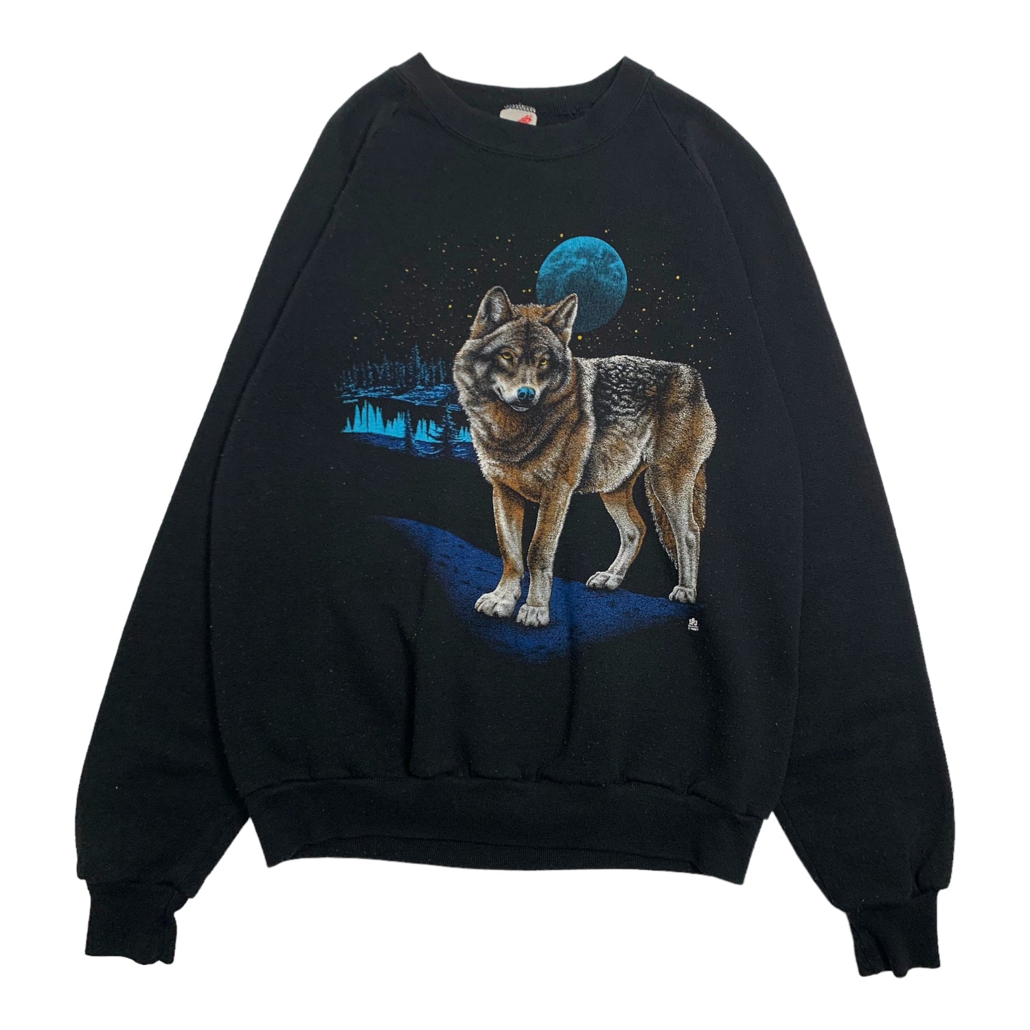90s Wolf Graphic Crewneck XL