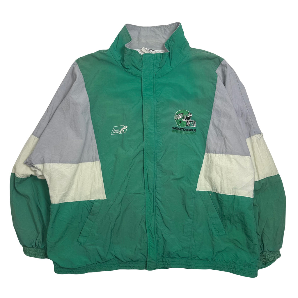 Vintage CFL Saskatchewan Roughriders Light Jacket XL