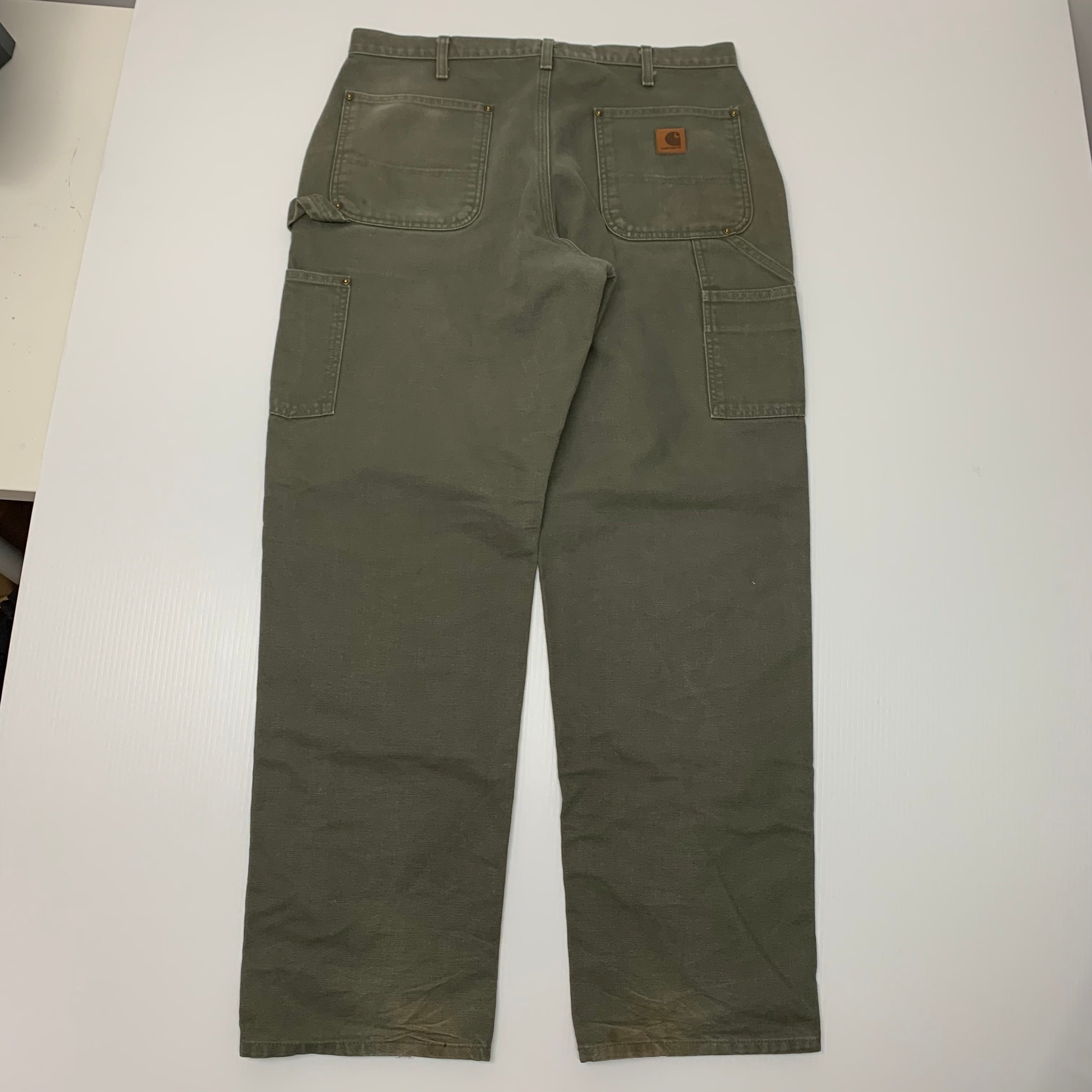 Olive Carhartt Double Knee Denim 34