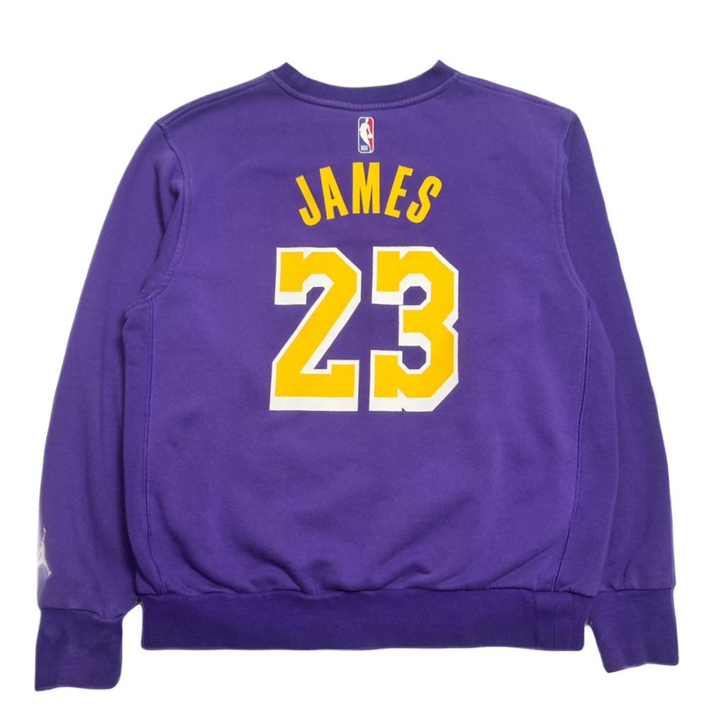 Air Jordan LA Lakers Lebron James Crewneck M