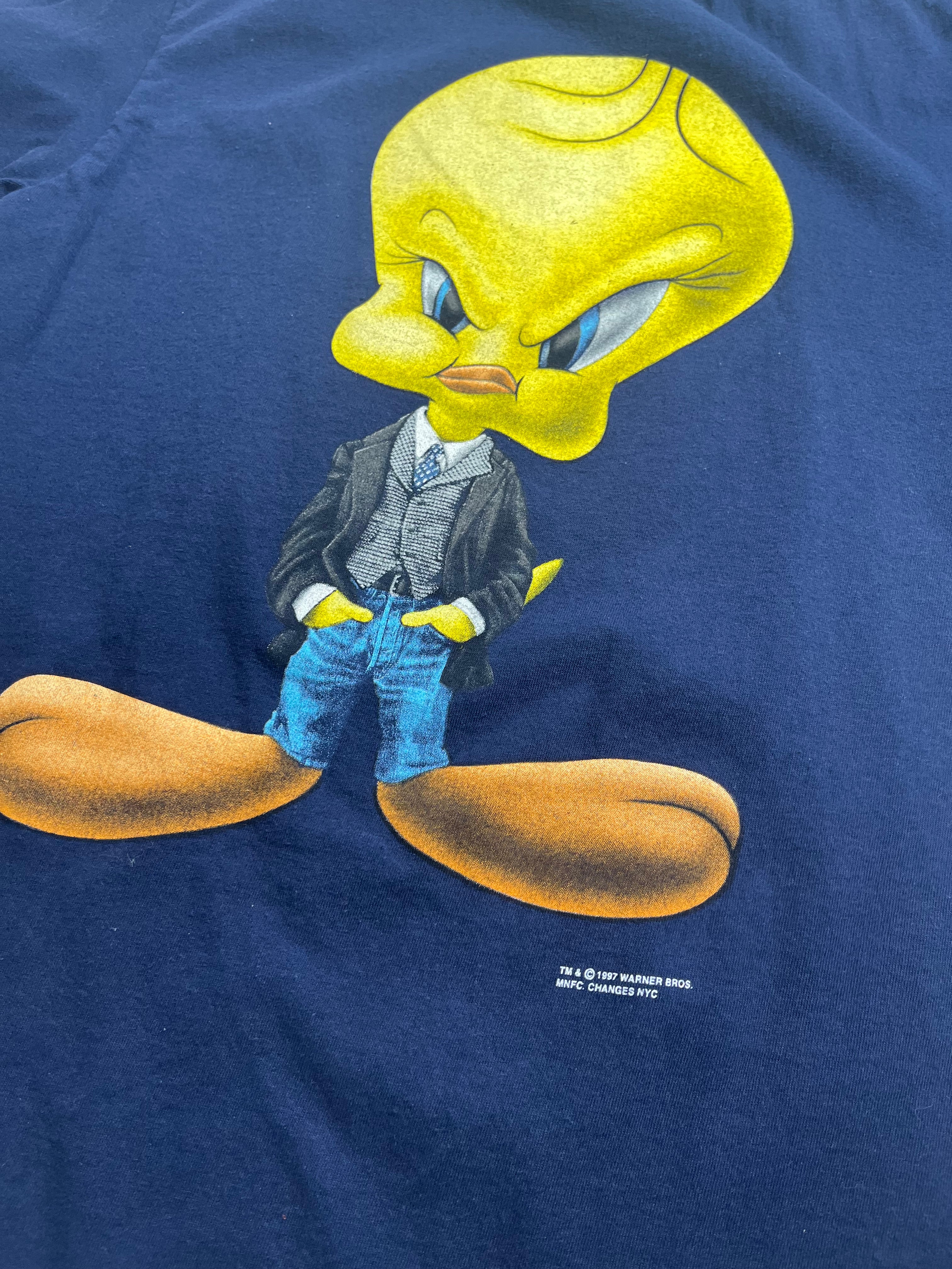 1997 Warner Bros. Tweety Wear Graphic Tee M