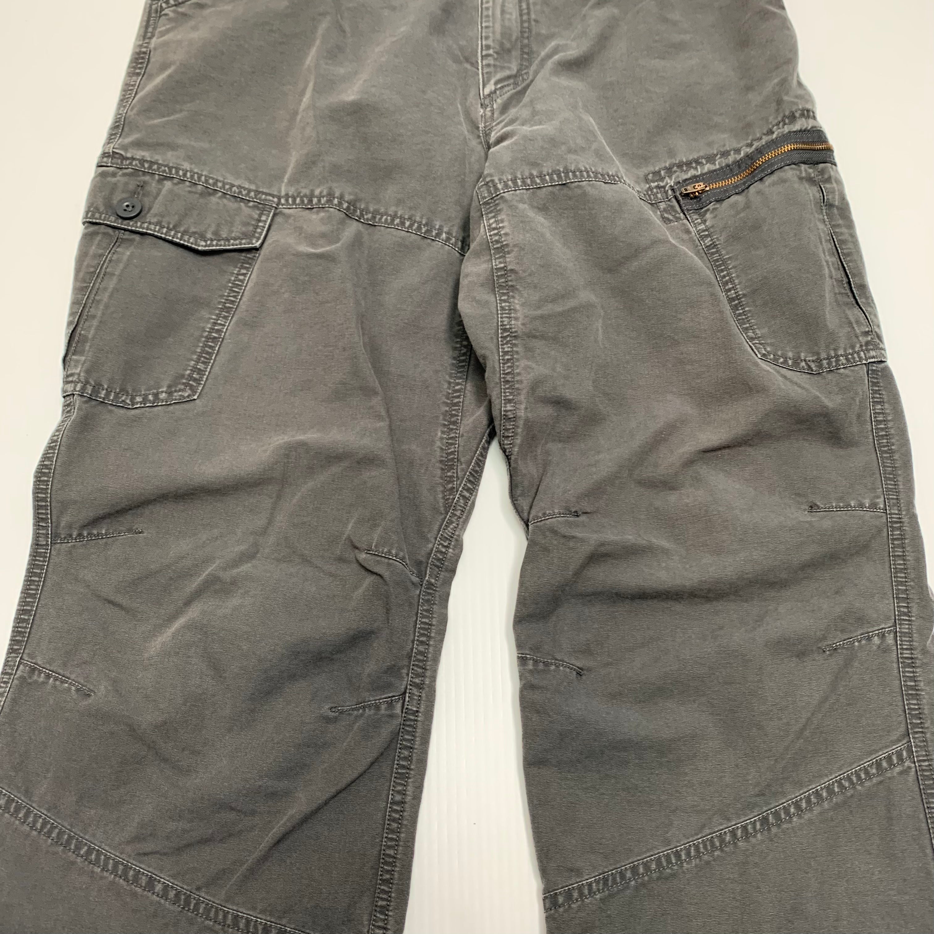 TNF Grey Cargo Pants 34