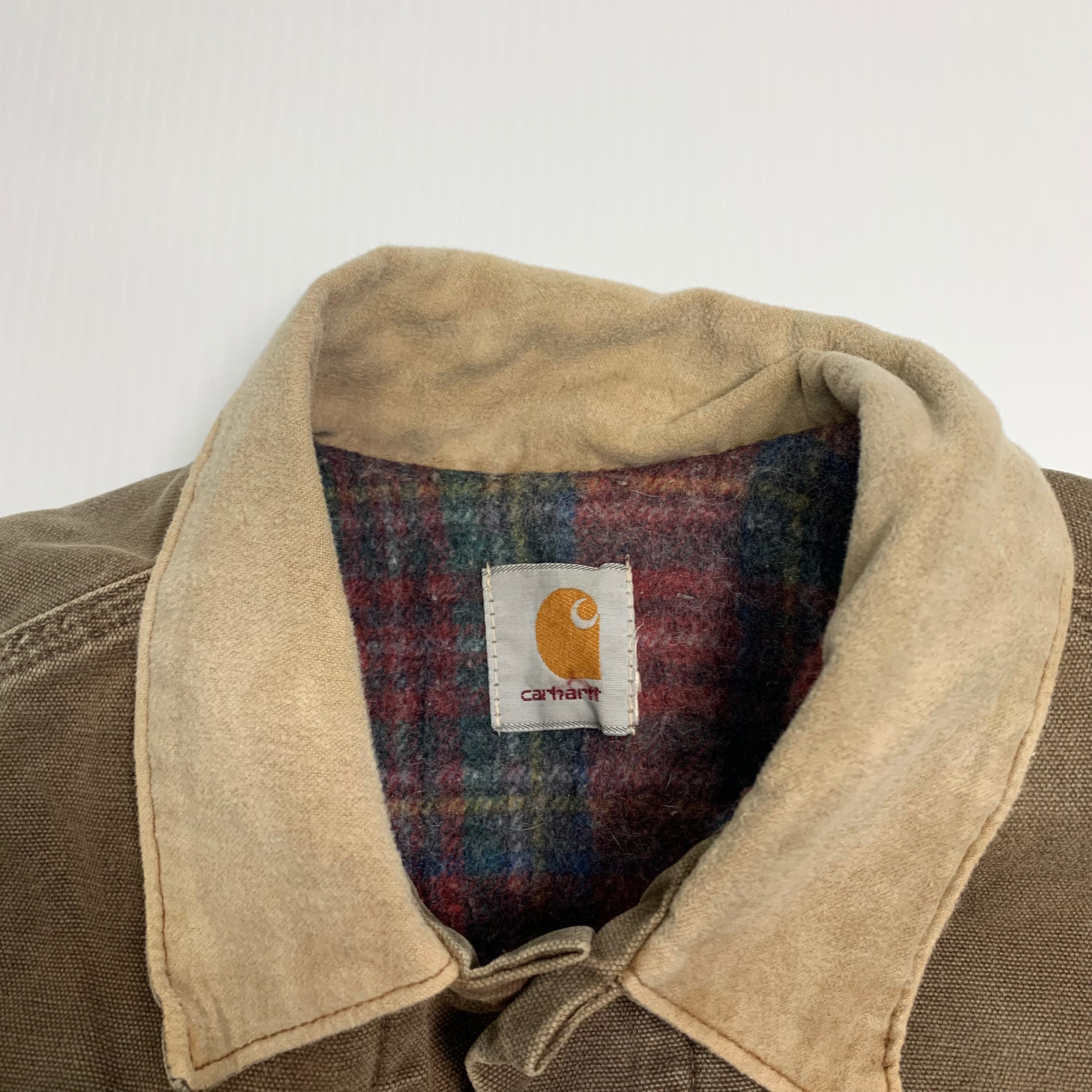 Carhartt Brown Blanket Lined Trucker Jacket M