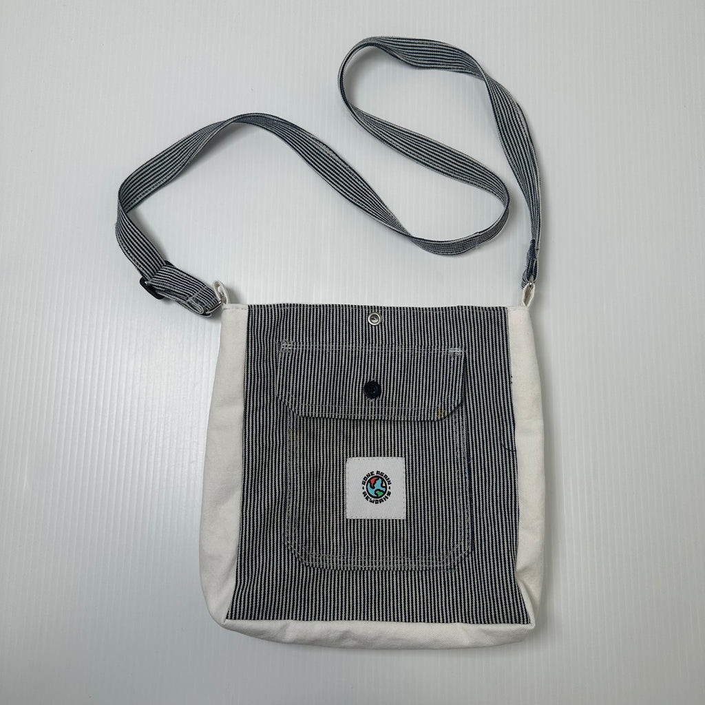 Rework Carhartt Pinstripe Adjustable Cross Body Bag