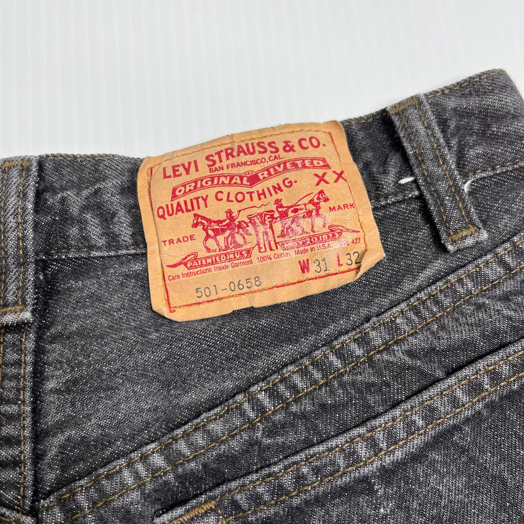 Vintage Levi's 501 Reworked Baggy Denim Shorts 31