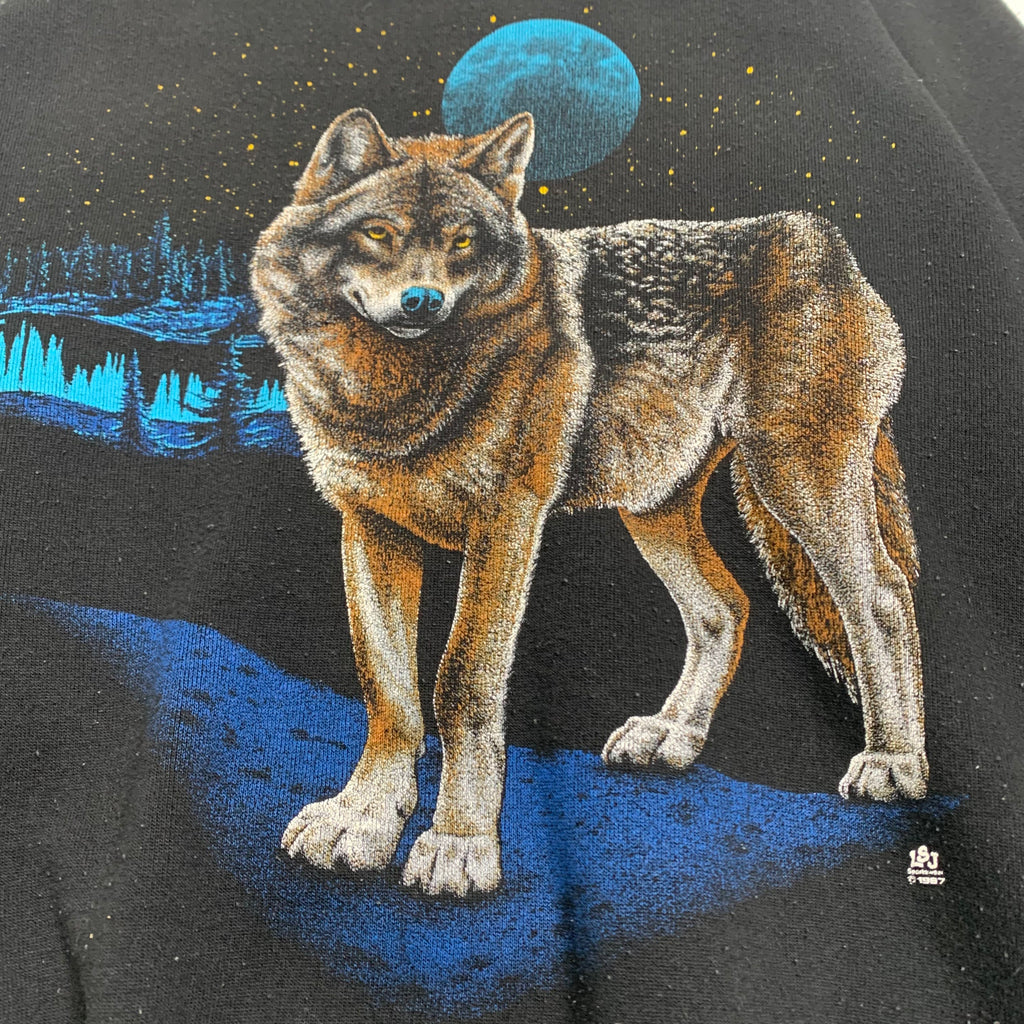 90s Wolf Graphic Crewneck XL