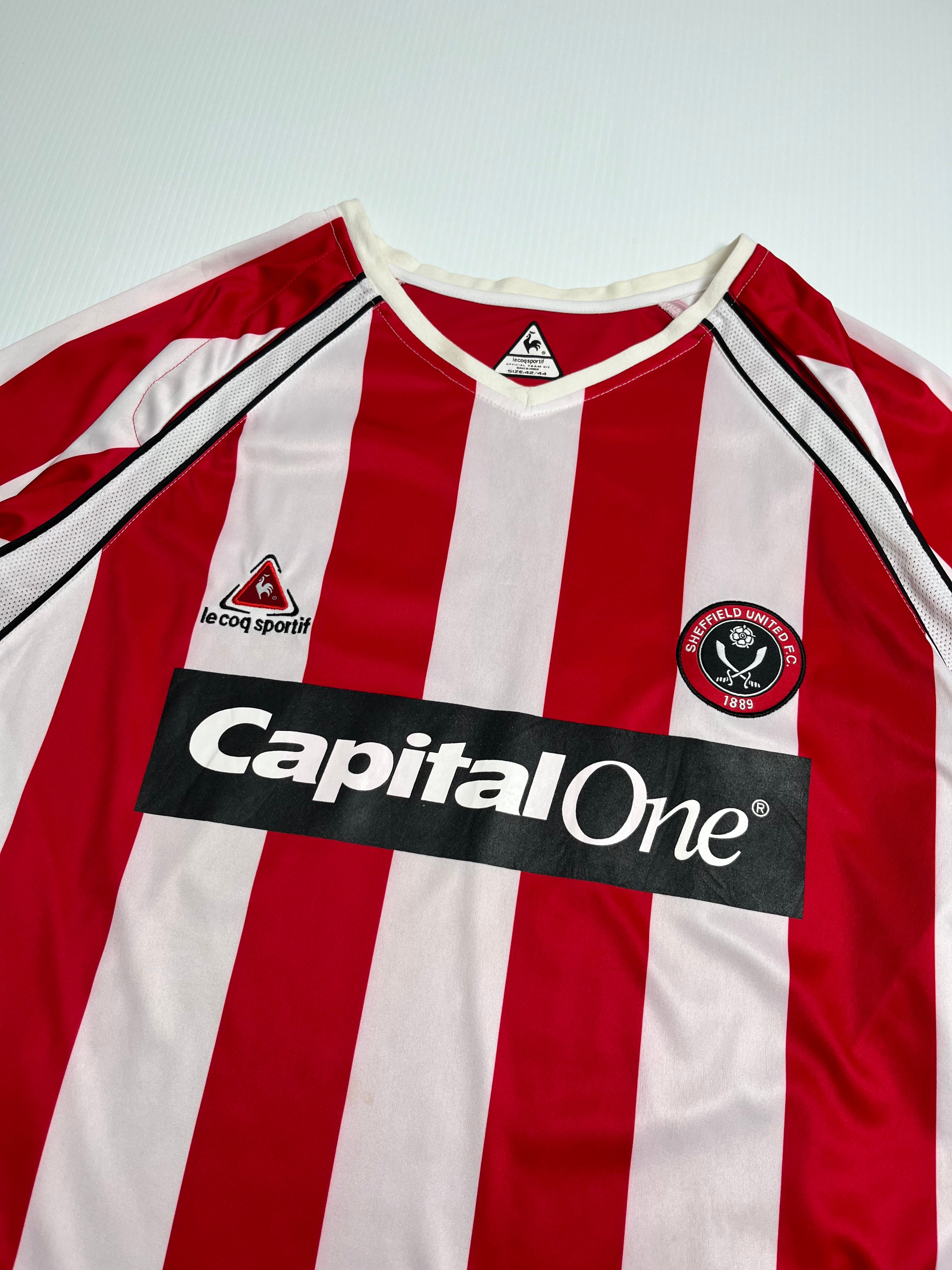 2006-07 Le Coq Sportif Sheffield United FC Home Kit XL