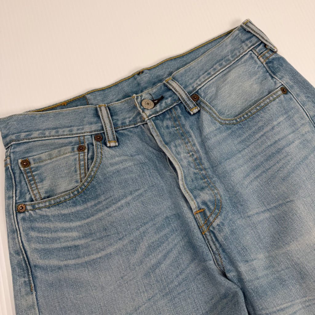 Levi's 501 Light Wash Denim Shorts 28