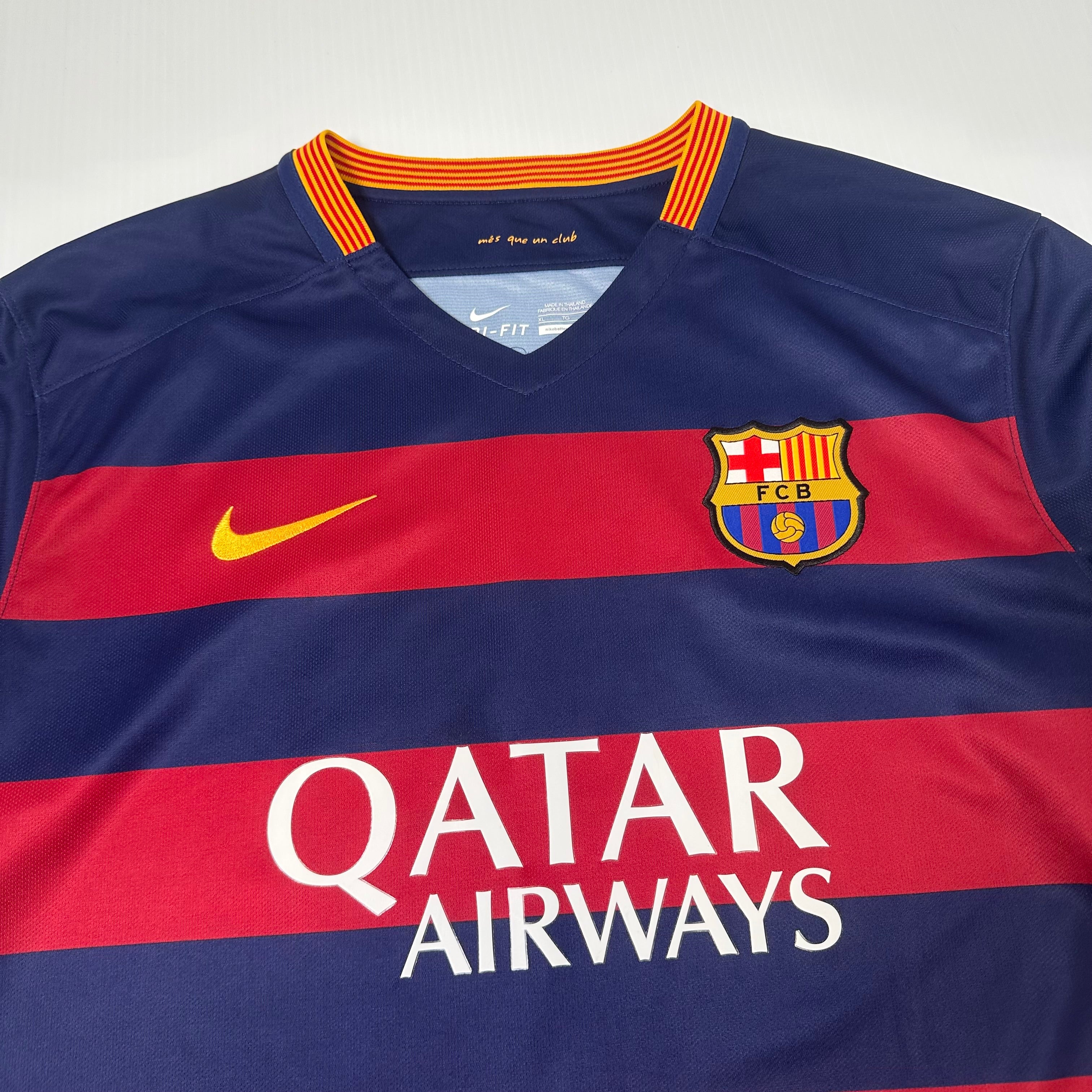 2015-16 Nike FC Barcelona Home Kit XL