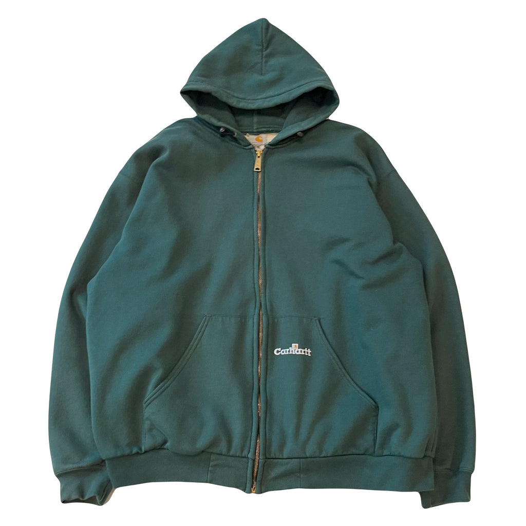 Vintage Carhartt Full Zip Thermal Lined Hoodie XL
