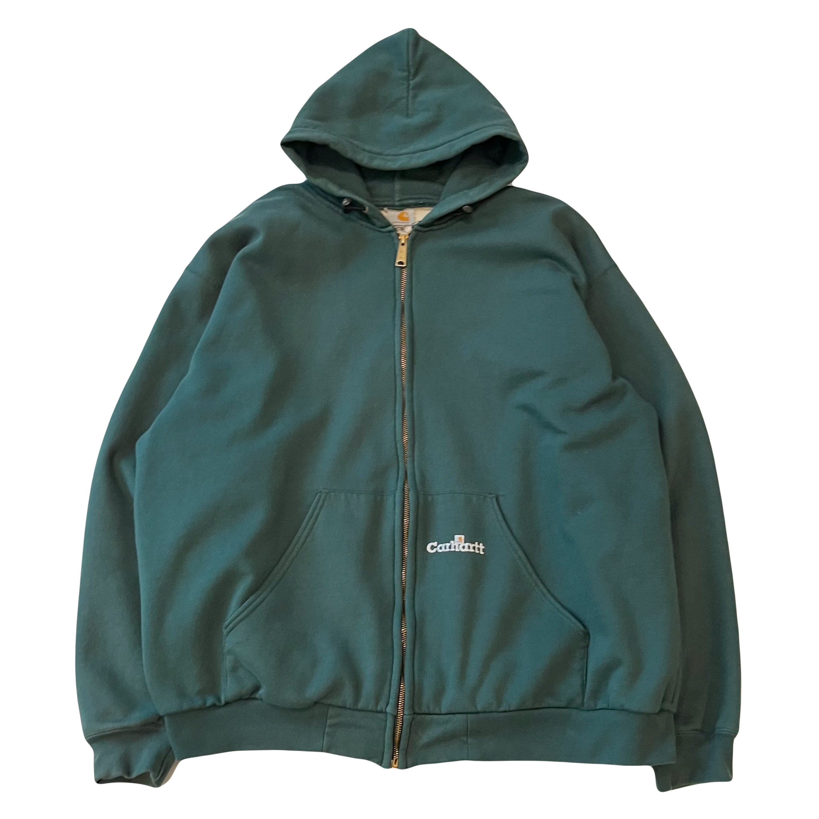 Vintage Carhartt Full Zip Thermal Lined Hoodie XL