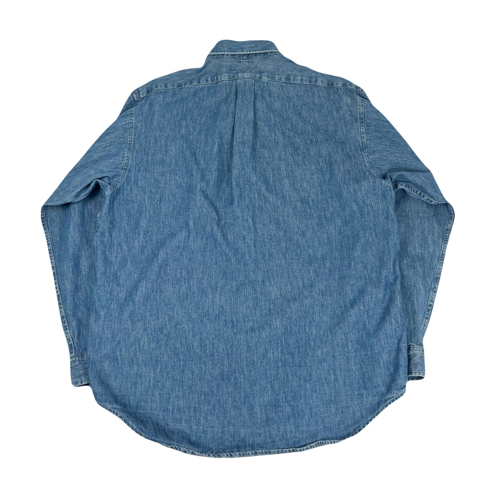Vintage Polo Ralph Lauren Denim Button Up Shirt L