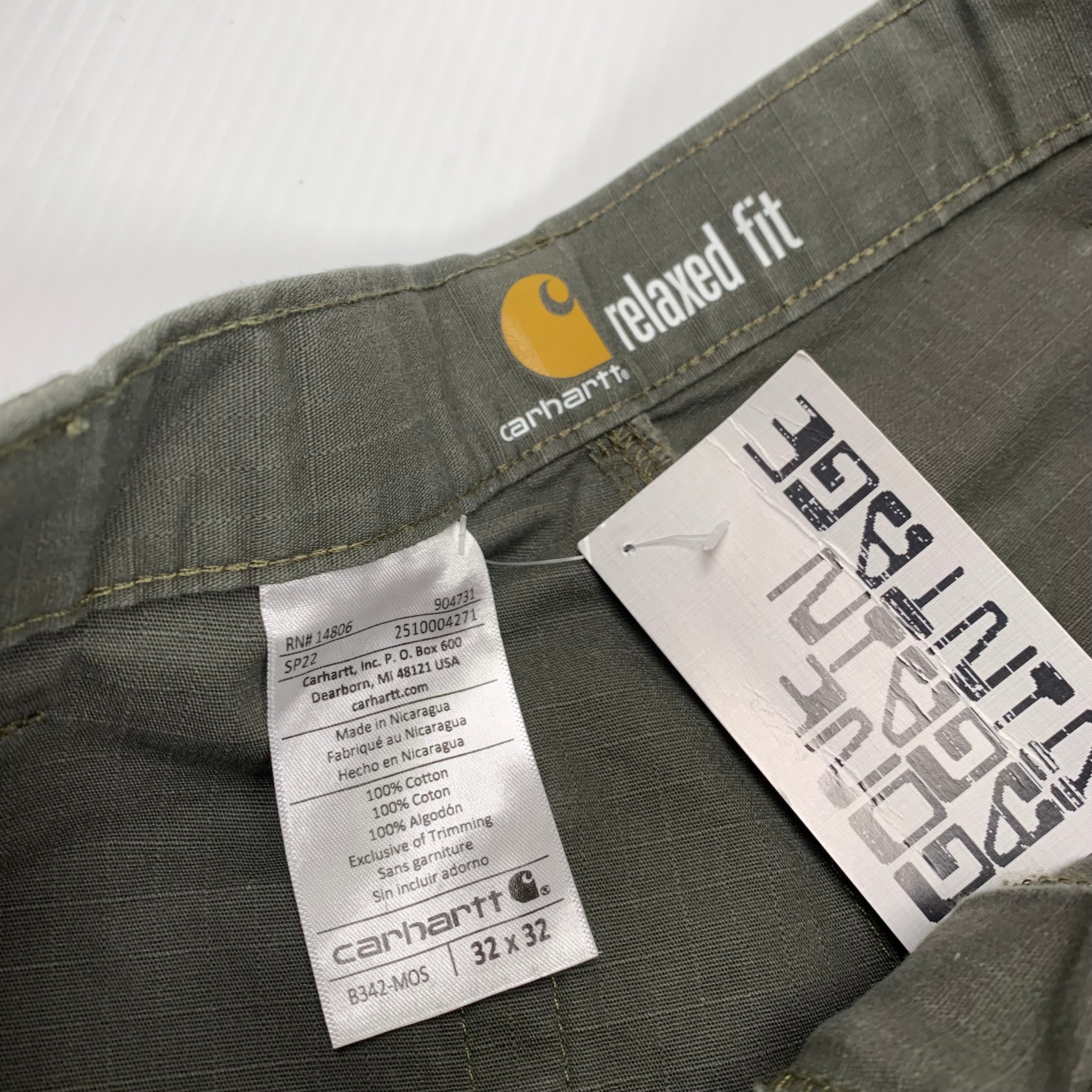 Carhartt Relaxed Fit Carpenter Ripstop Pants 32