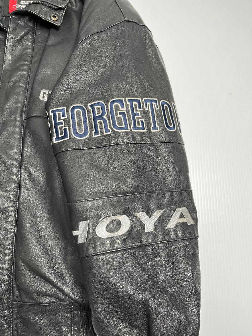 Vintage Georgetown Hoyas Leather Jacket M