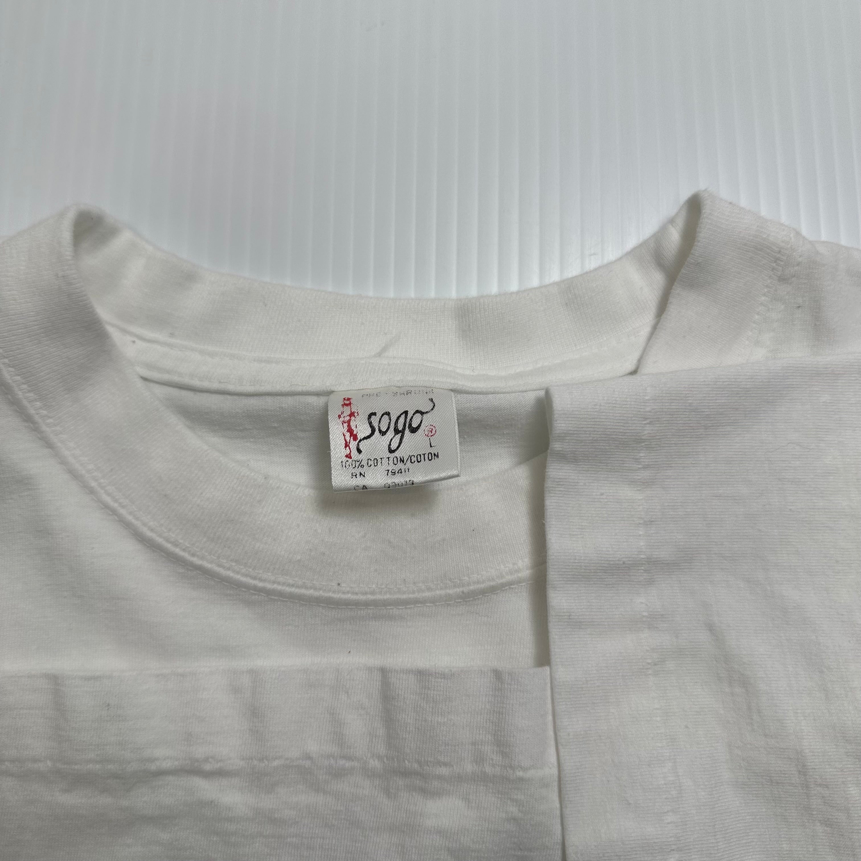 Vintage Comiskey Park White Sox Baseball Tee L
