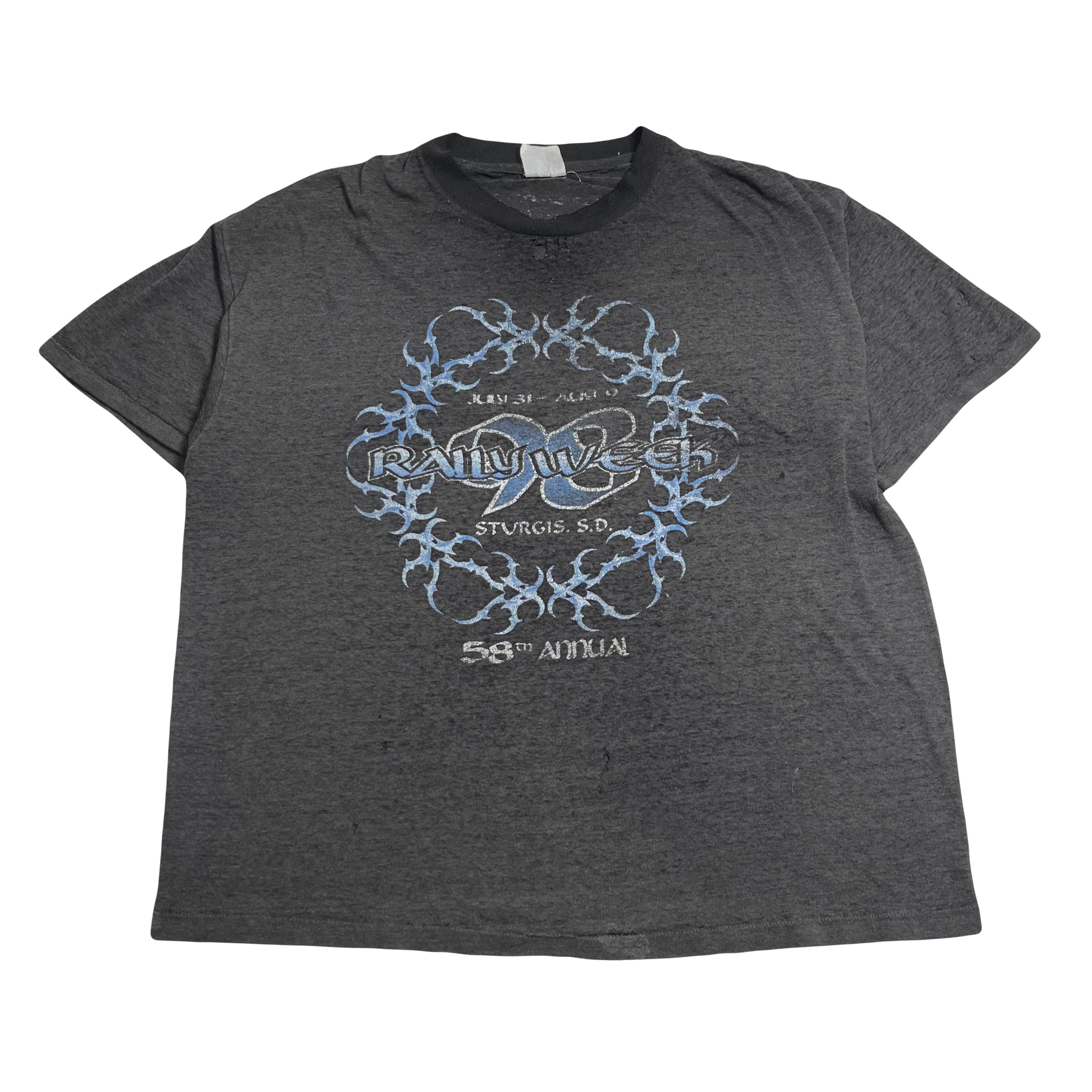 1998 Sturgis Rally Week Thin Faded Distressed Tee XL