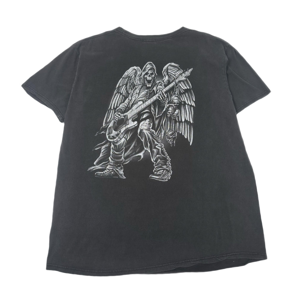 Y2K Skeleton Guitar Graphic Tee XXL