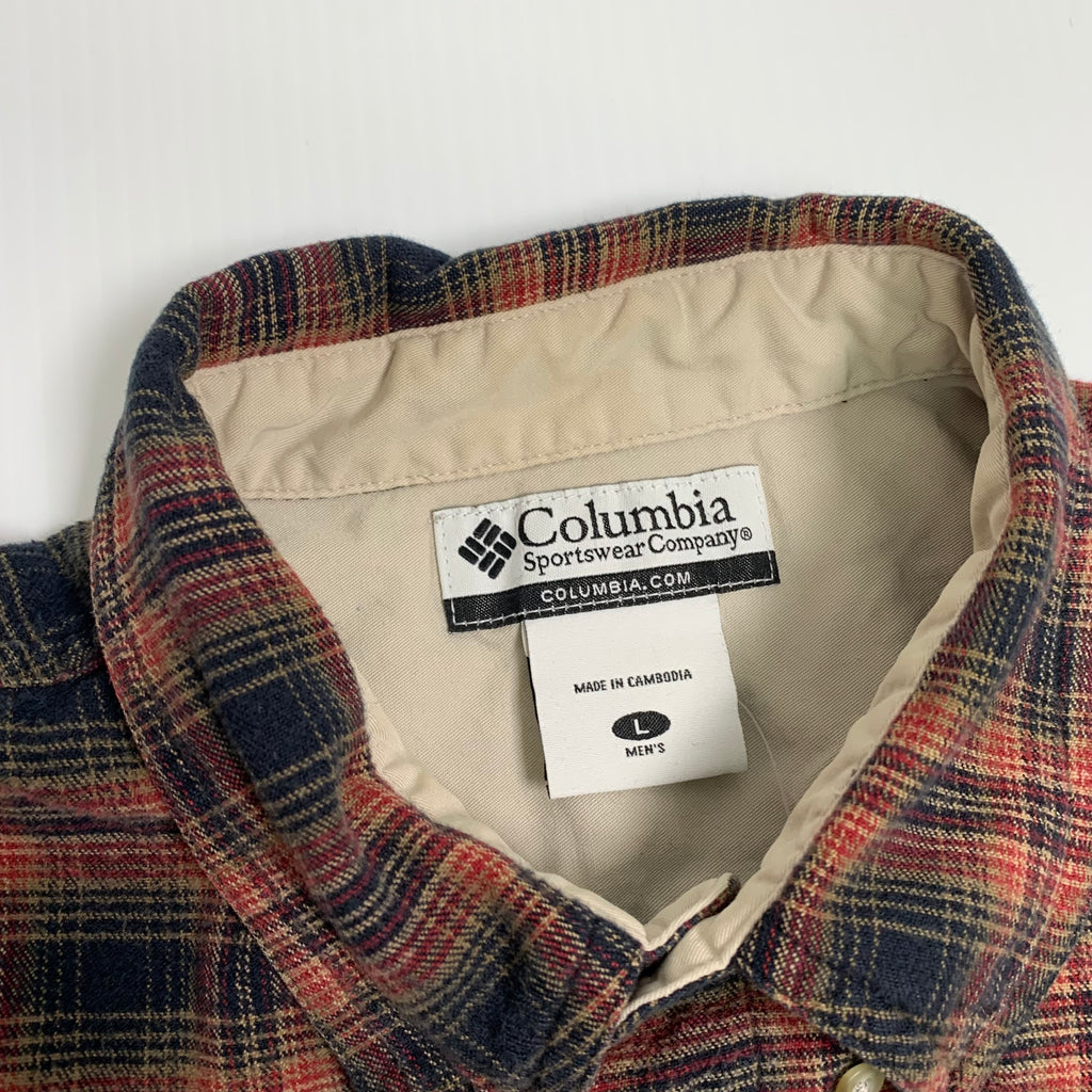 Columbia Checkered Flannel L