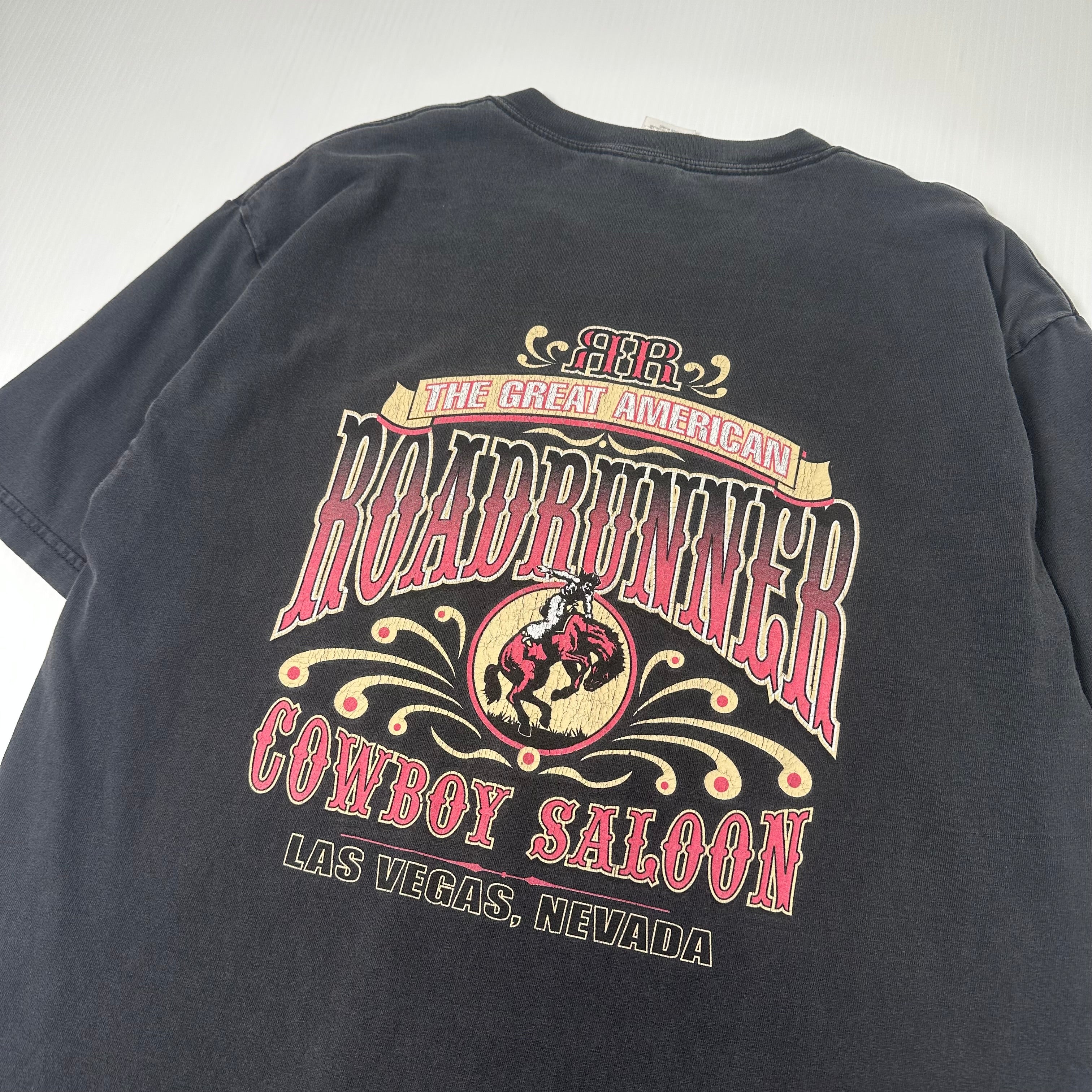 Vintage Roadrunner Cowboy Saloon Tee L