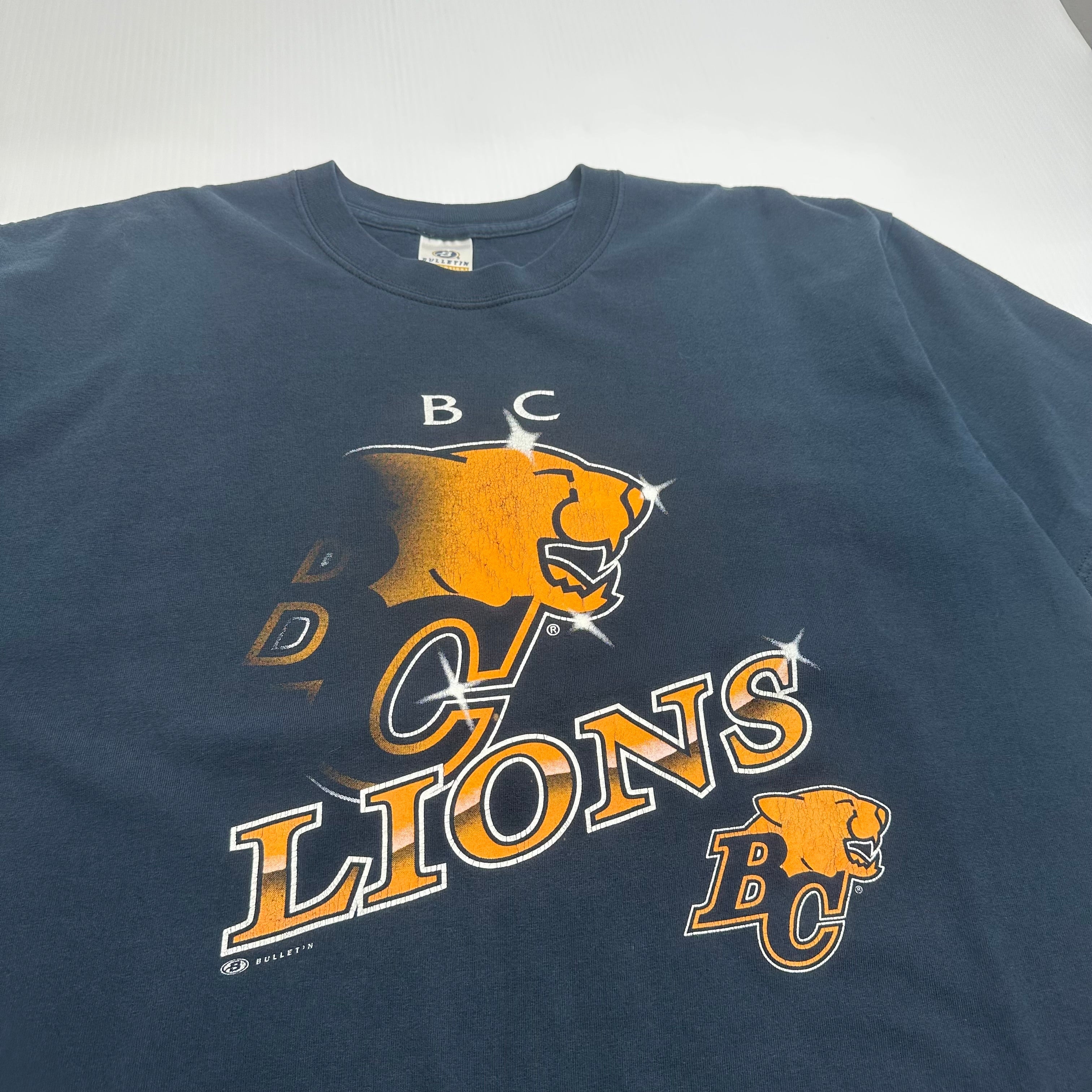 BC Lions CFL Football Tee XL
