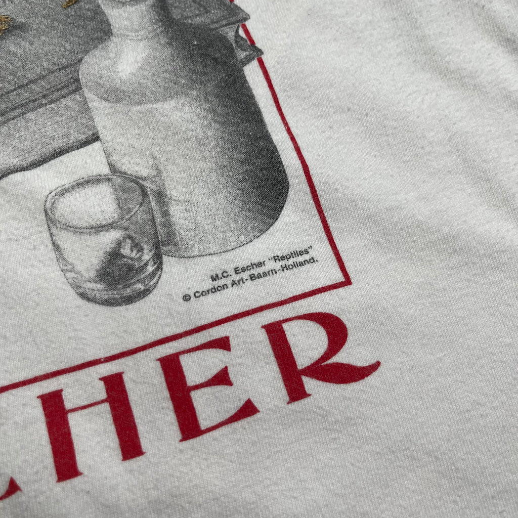 90s M.C. Escher Reptiles Tee L