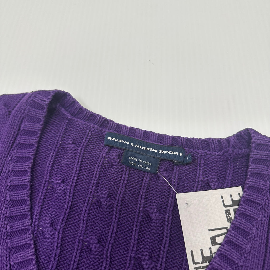 Vintage Polo Ralph Lauren Cable Knit Sweater Women's L