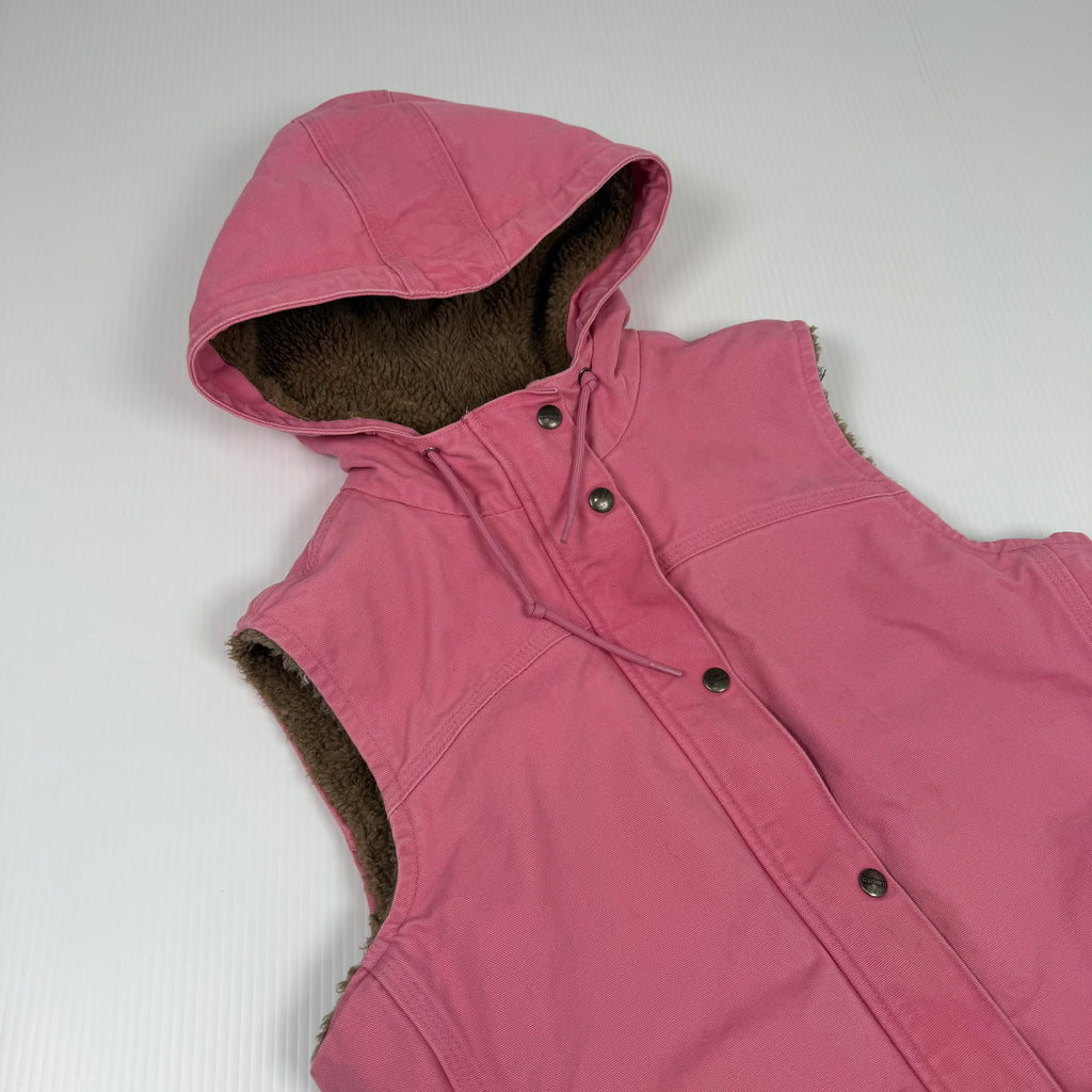 Vintage Carhartt Sherpa Lined Work Vest Women's L