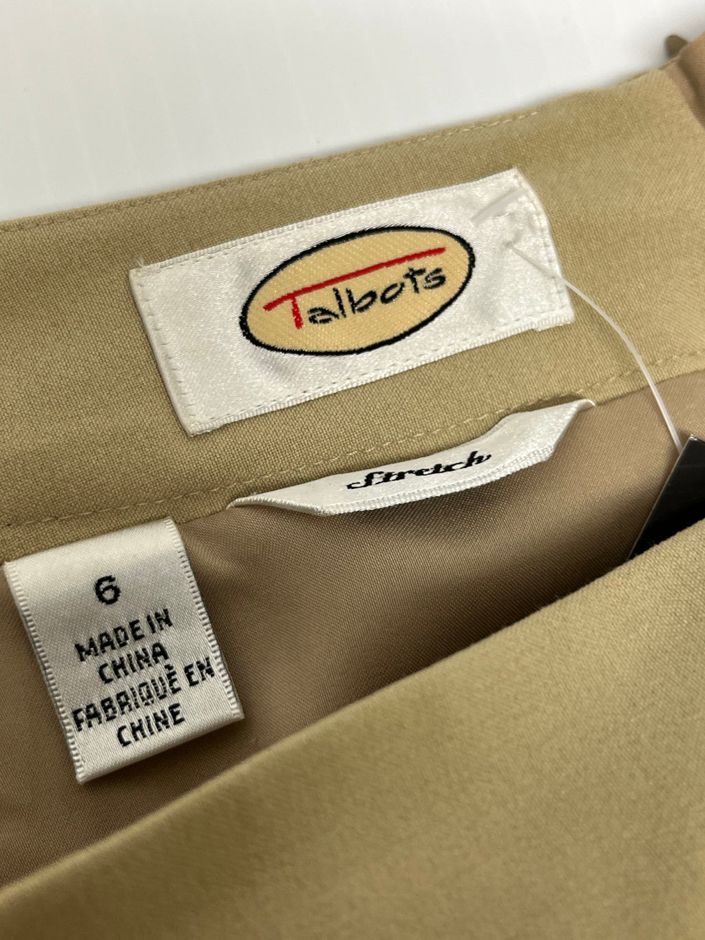 Vintage Talbots Tan Skirt 6