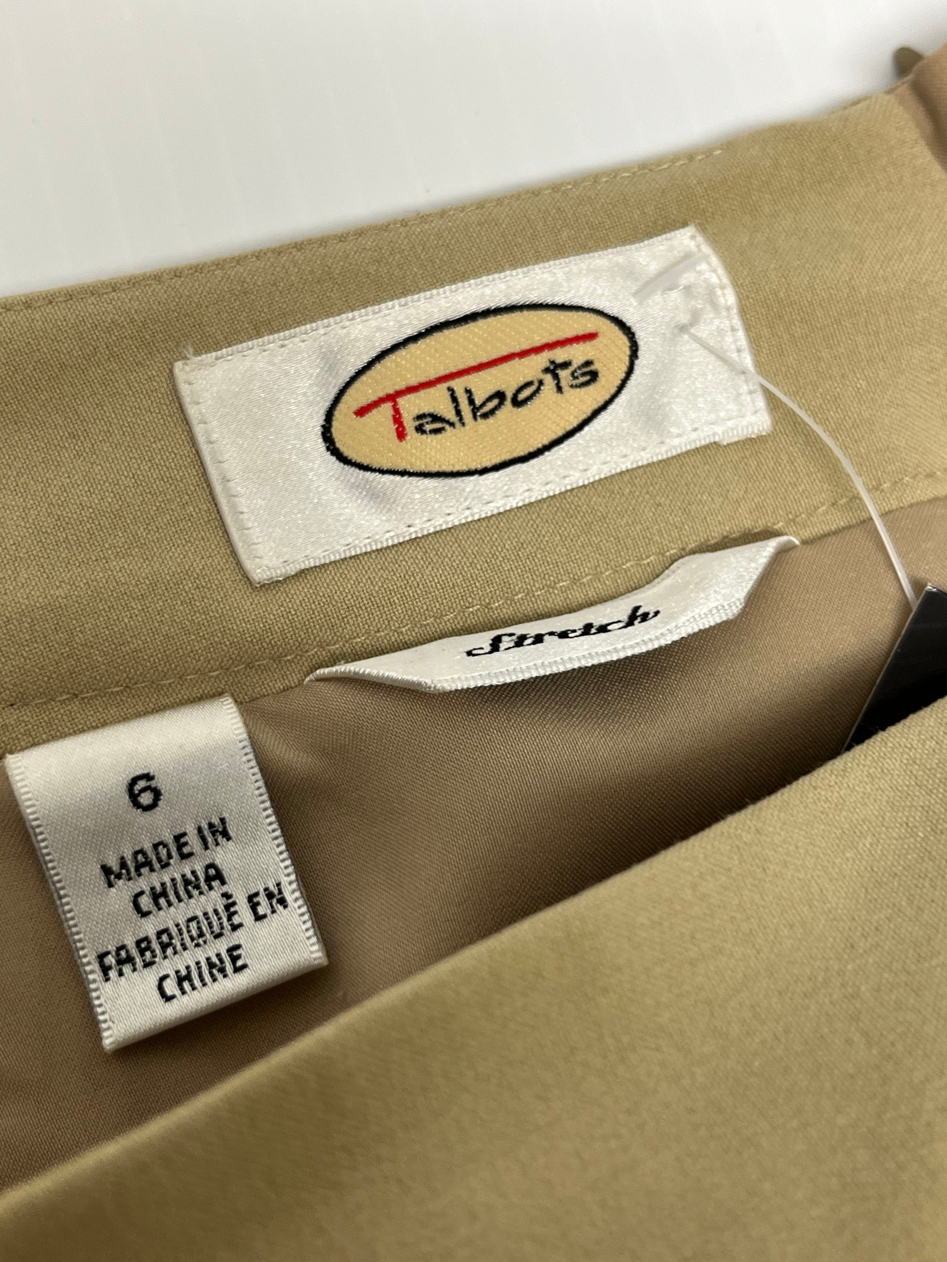 Vintage Talbots Tan Skirt 6