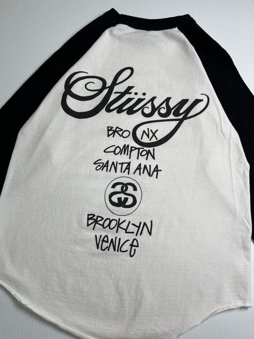 Stüssy International Cities Raglan Shirt S
