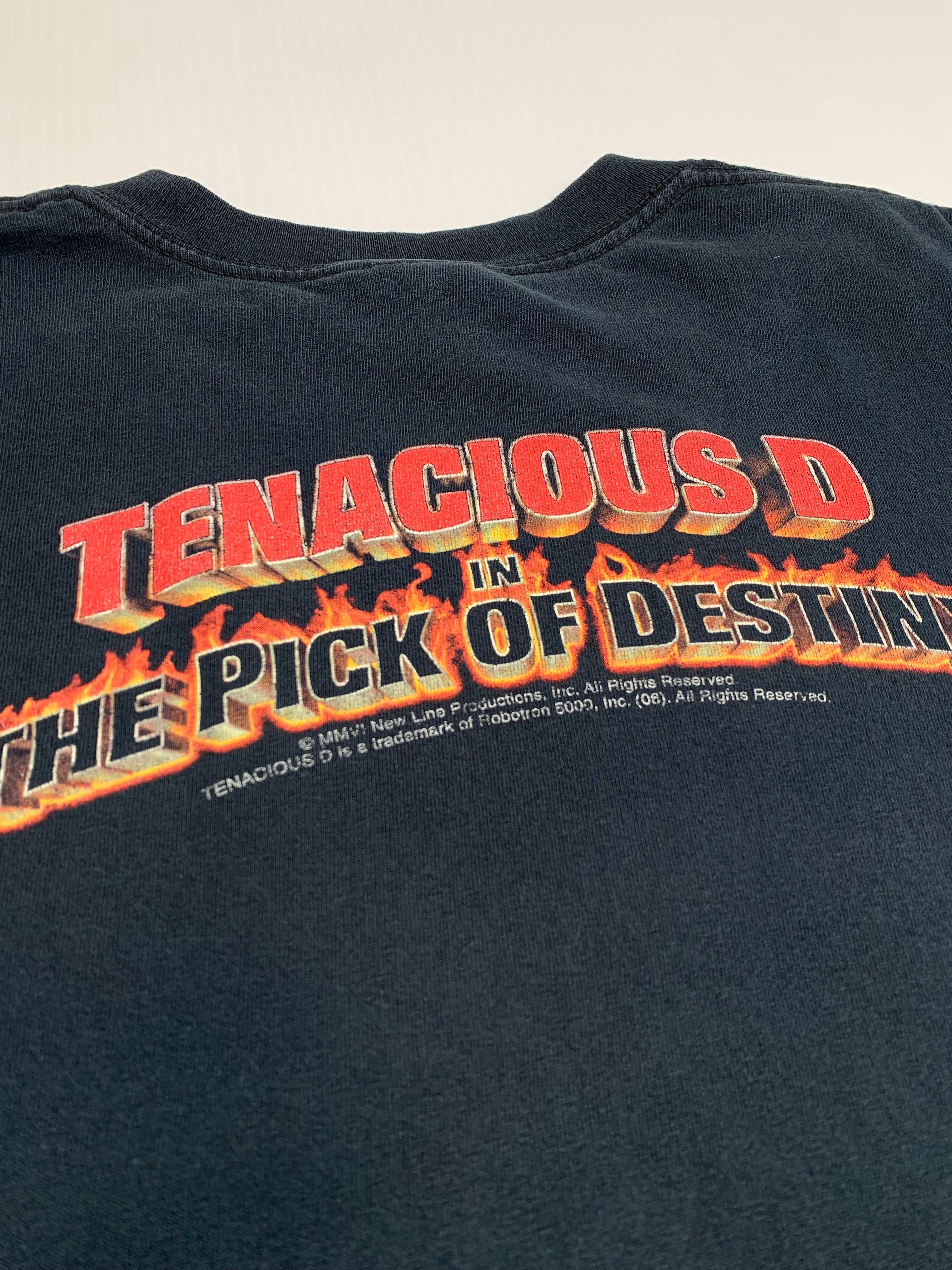 Tenacious D Pick of Destiny Movie Promo Graphic Tee XL