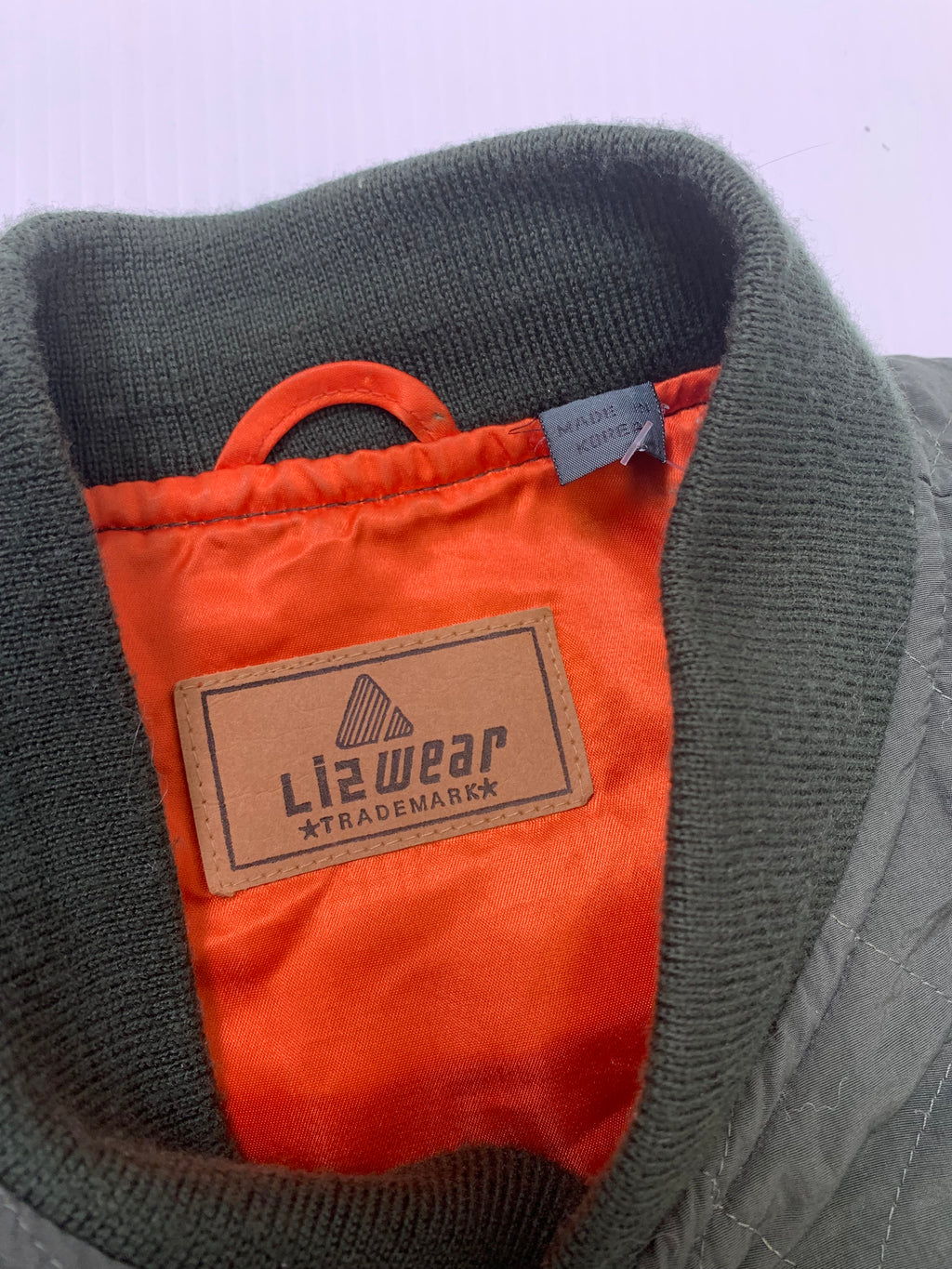 Vintage Lizwear Quilted Bomber Jacket Women's M