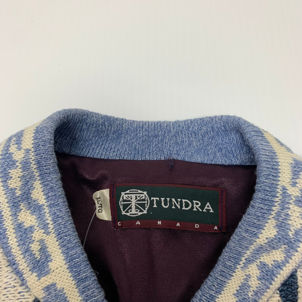 Vintage Tundra Coogi-Style Zip Jacket XL