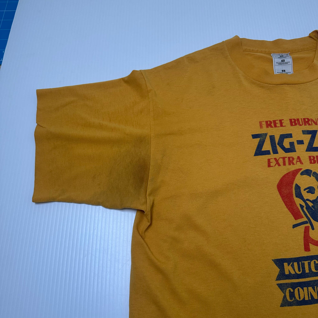 Vintage Zig-Zag Free Burning Graphic Tee L