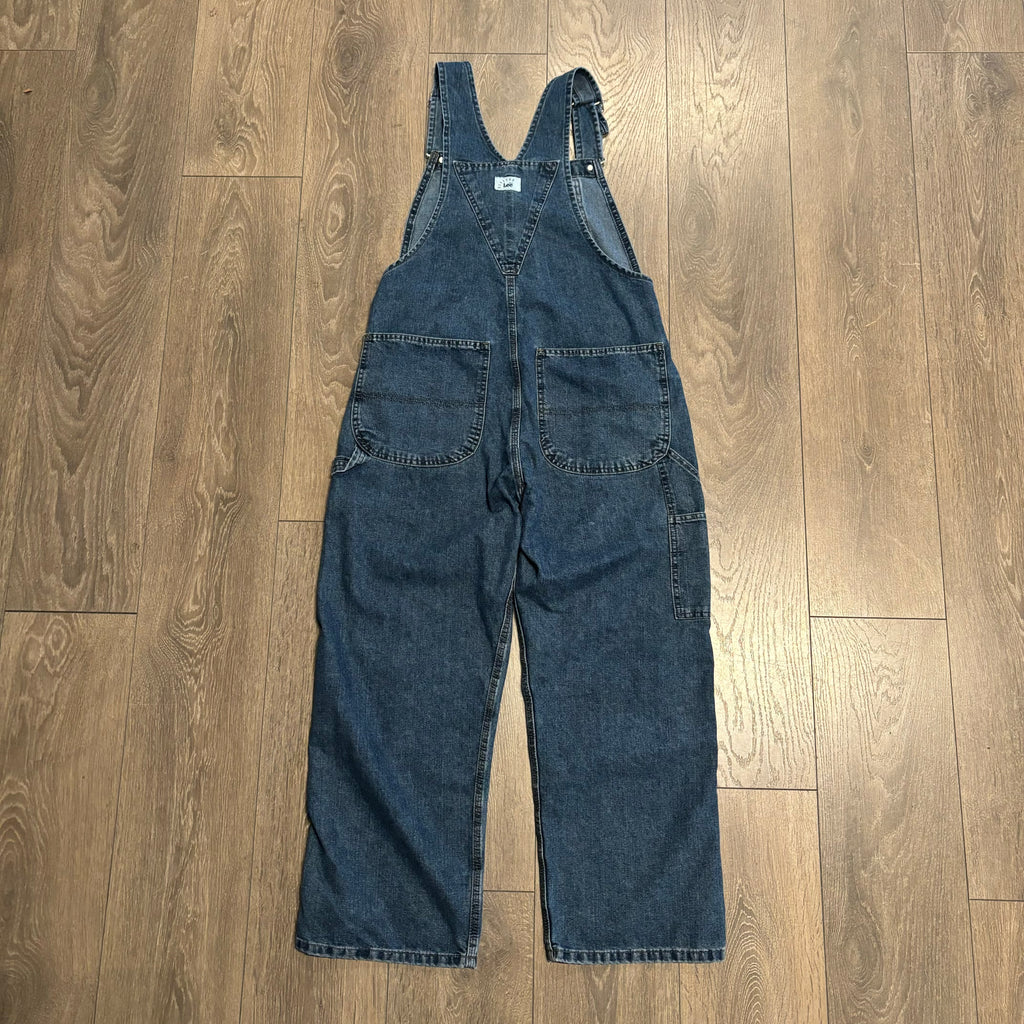Vintage Lee Dark Wash Denim Overalls 33