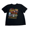 Vintage Old Harleys & Beer Graphic Tee L