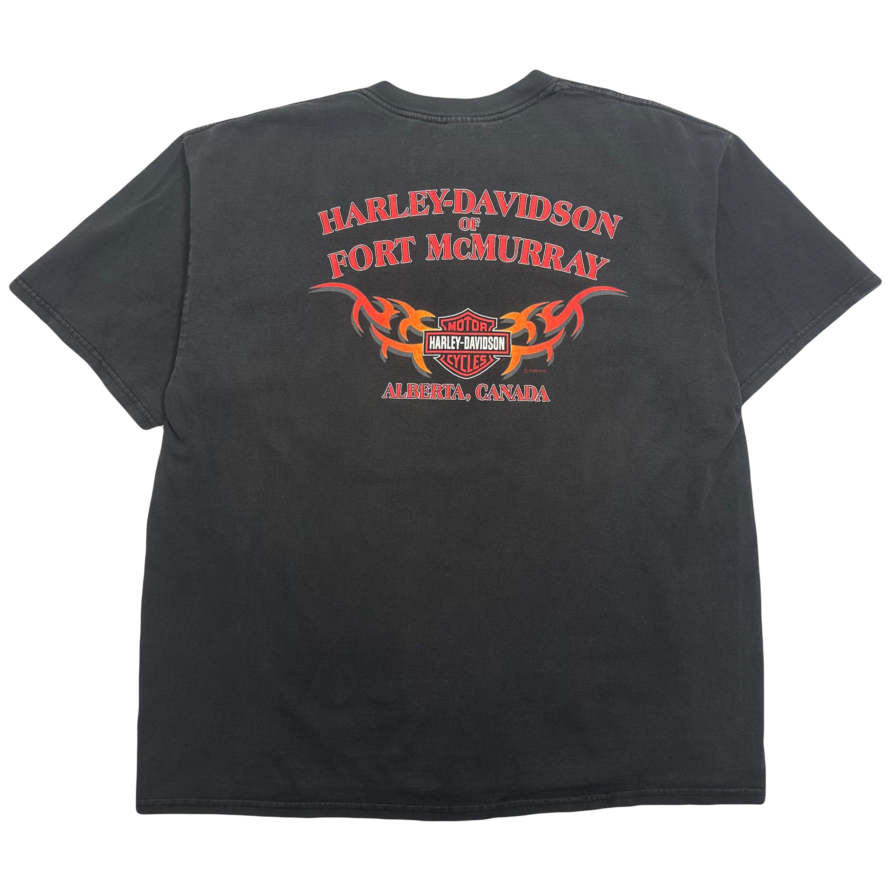 2000 Harley Davidson Alberta Canada Polar Bear Tee XL