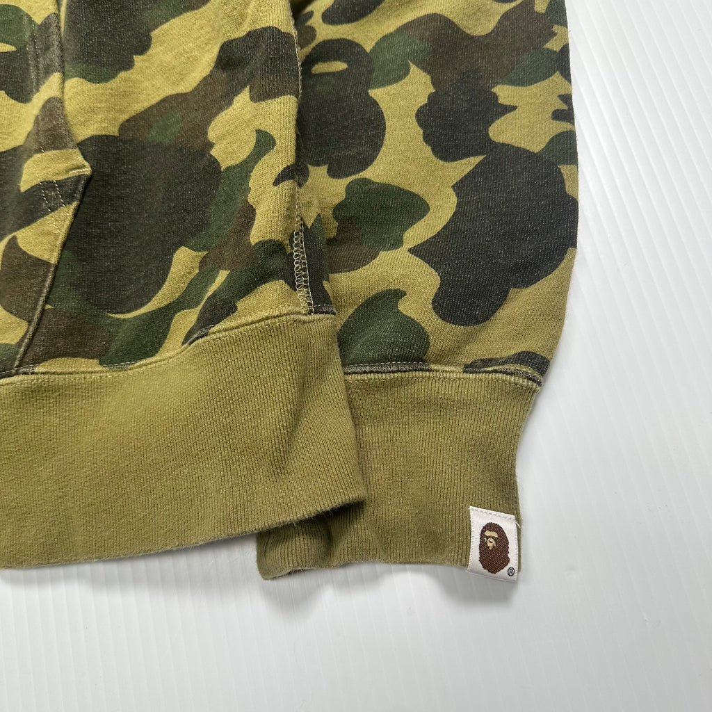 BAPE A Bathing Ape Shark Camo Zip Hoodie XL