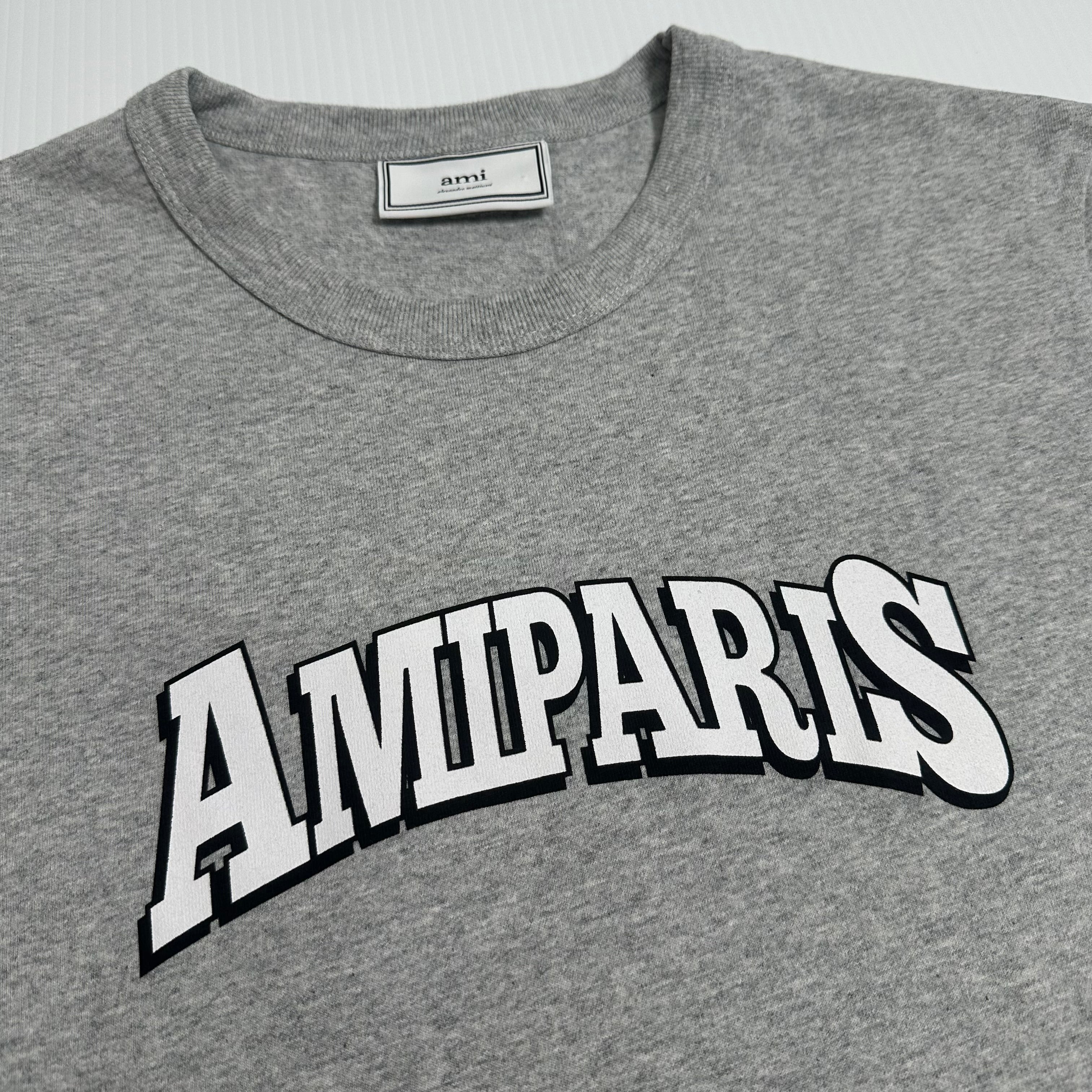 Ami Paris Text Spellout Tee M