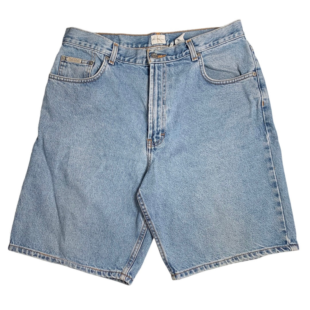 Vintage Calvin Klein Faded Denim Shorts 33