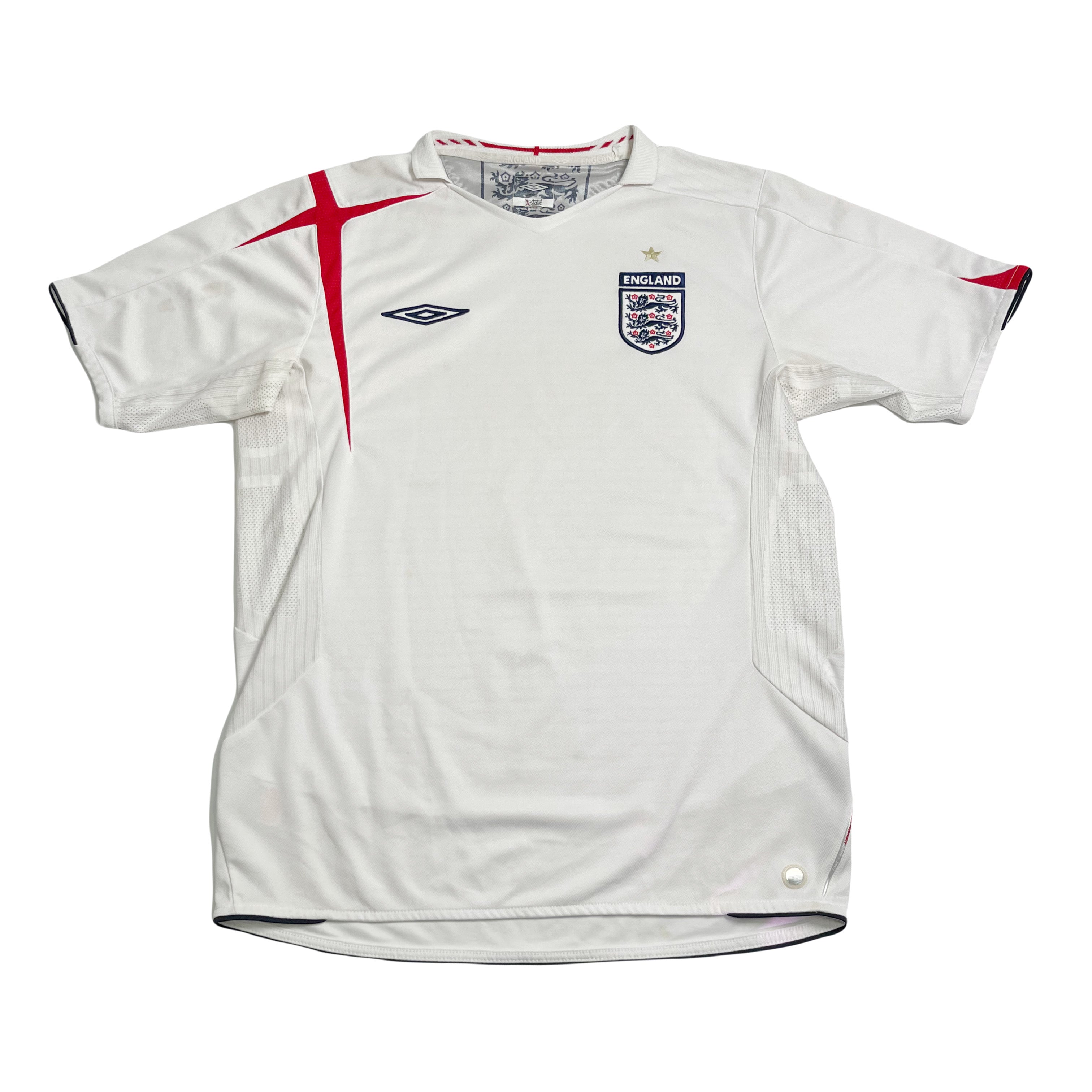 2006 England Umbro Home Jersey M