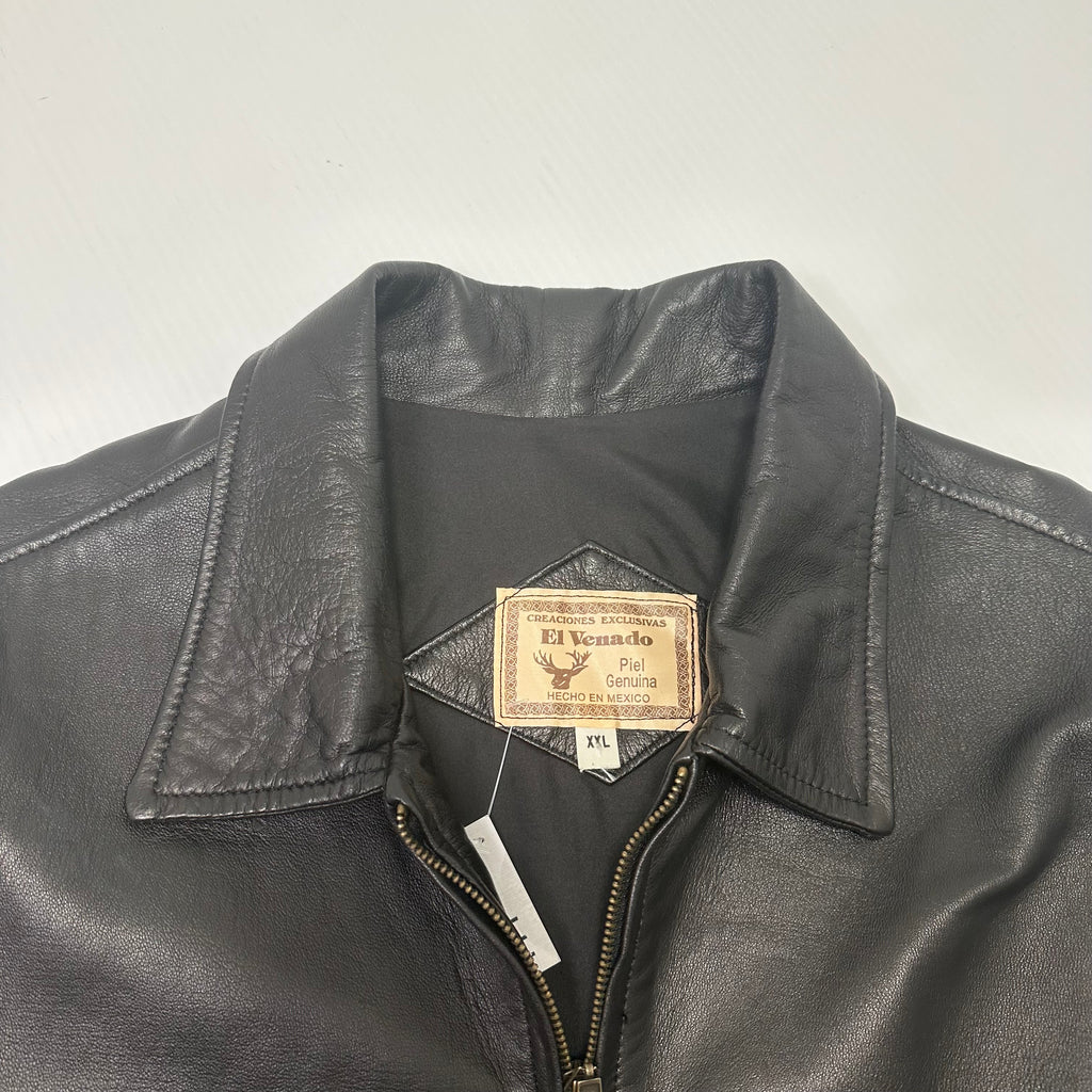 Vintage El Venado Leather Jacket XXL