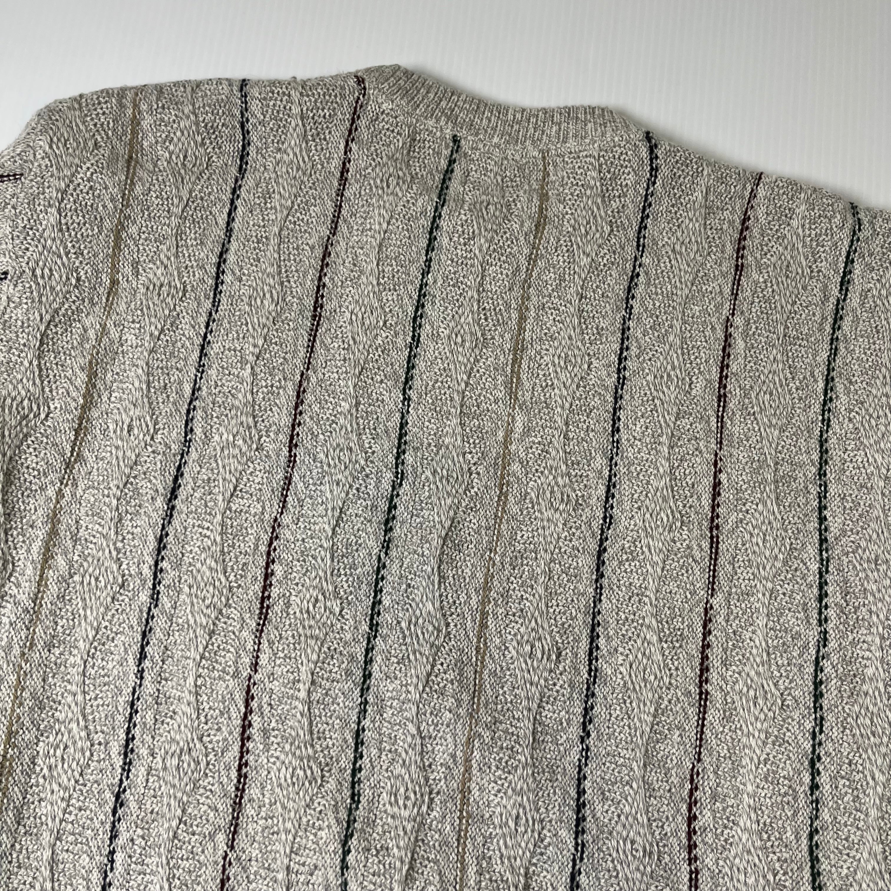 Vintage Northwoods Pattern Knit Sweater M