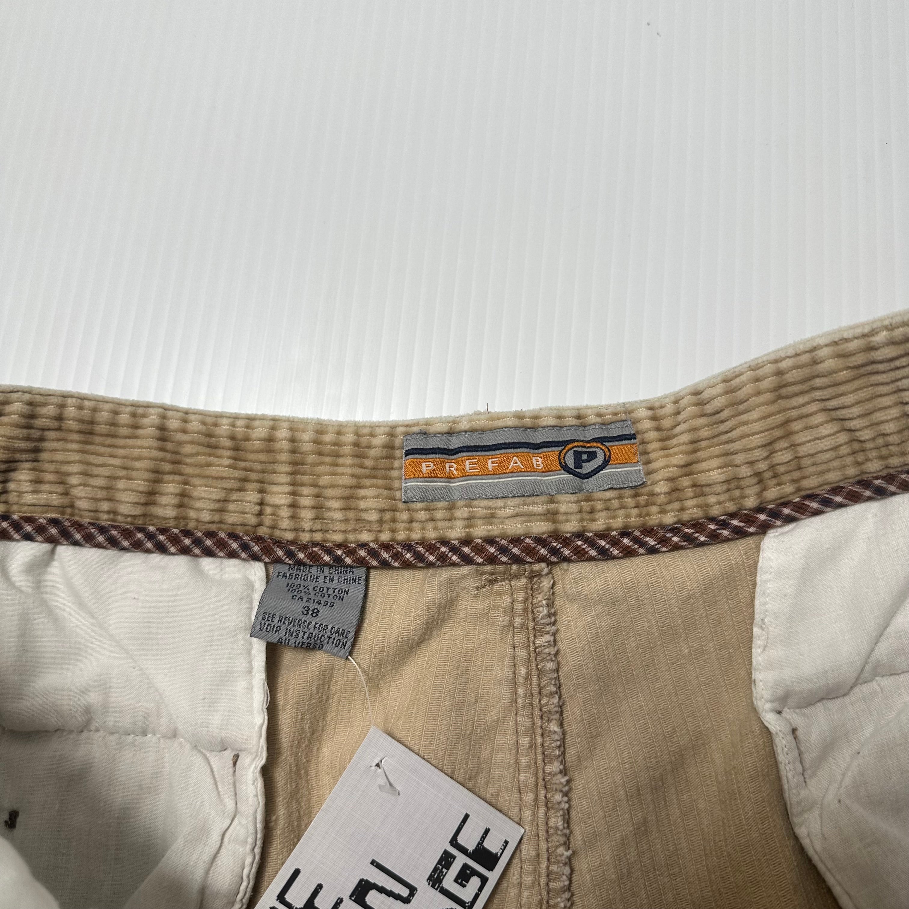 Vintage Prefab Corduroy Trousers 38